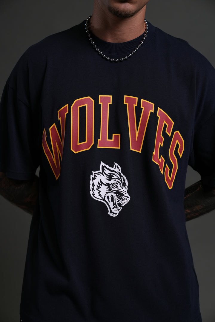 Loyalty "Premium" Oversized Tee in Navy