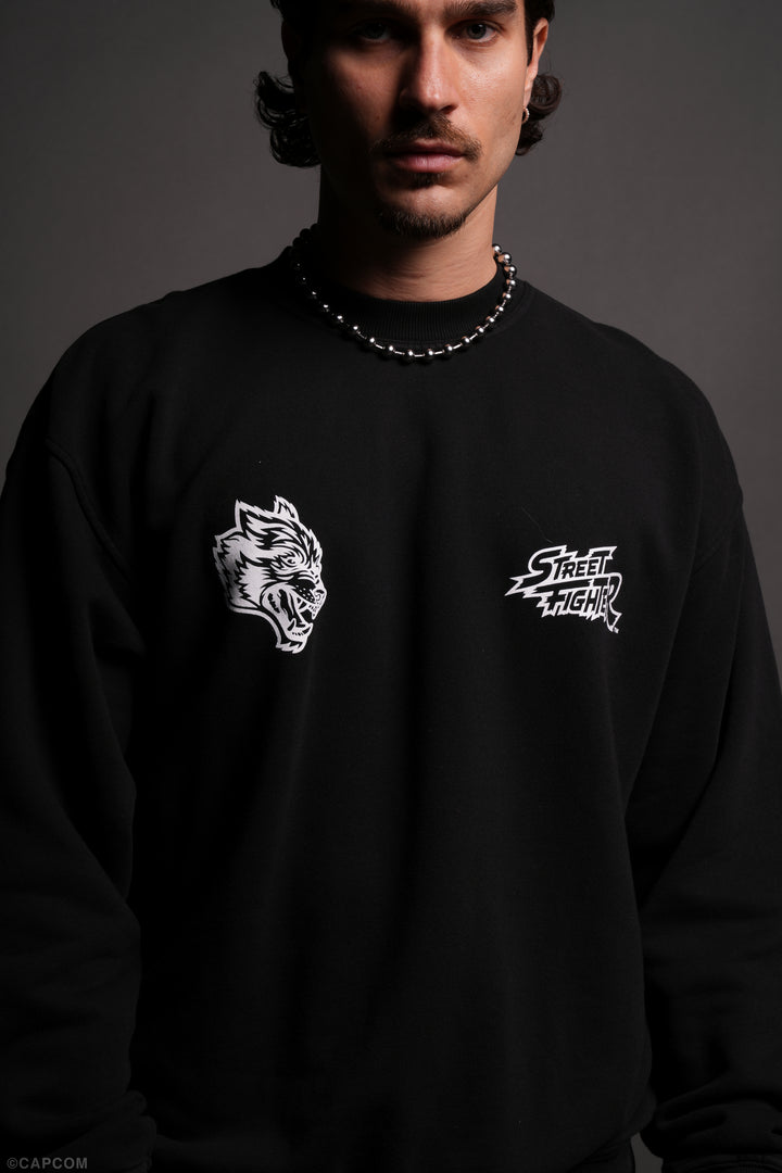 Final Boss Unisex London Crewneck in Black