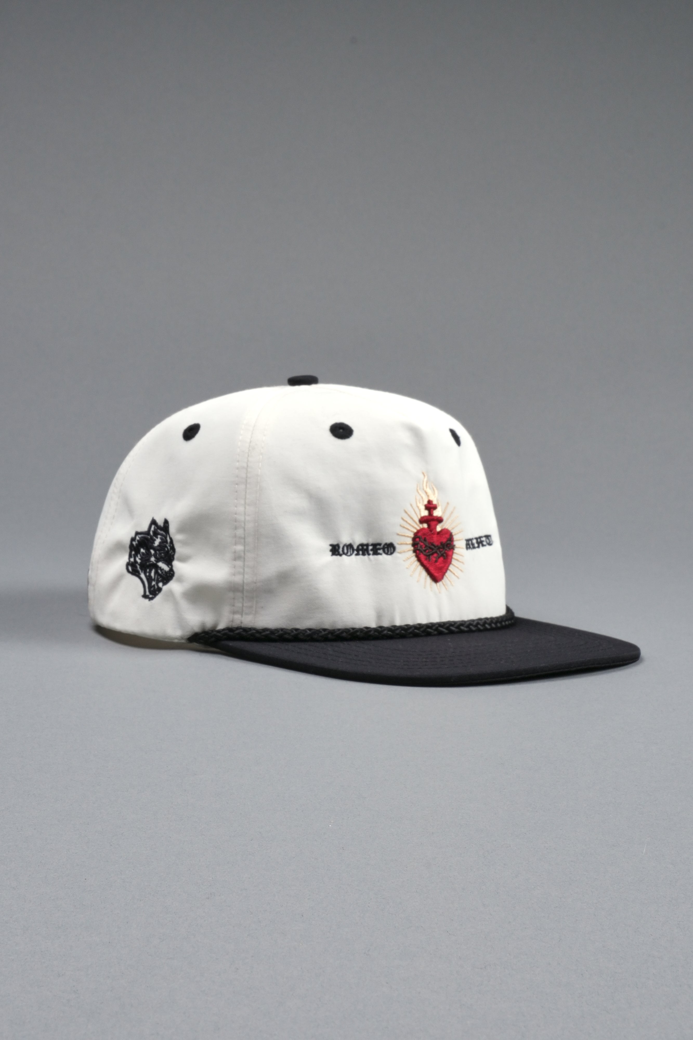 Doomed Love Paradise Hat in Cream/Black