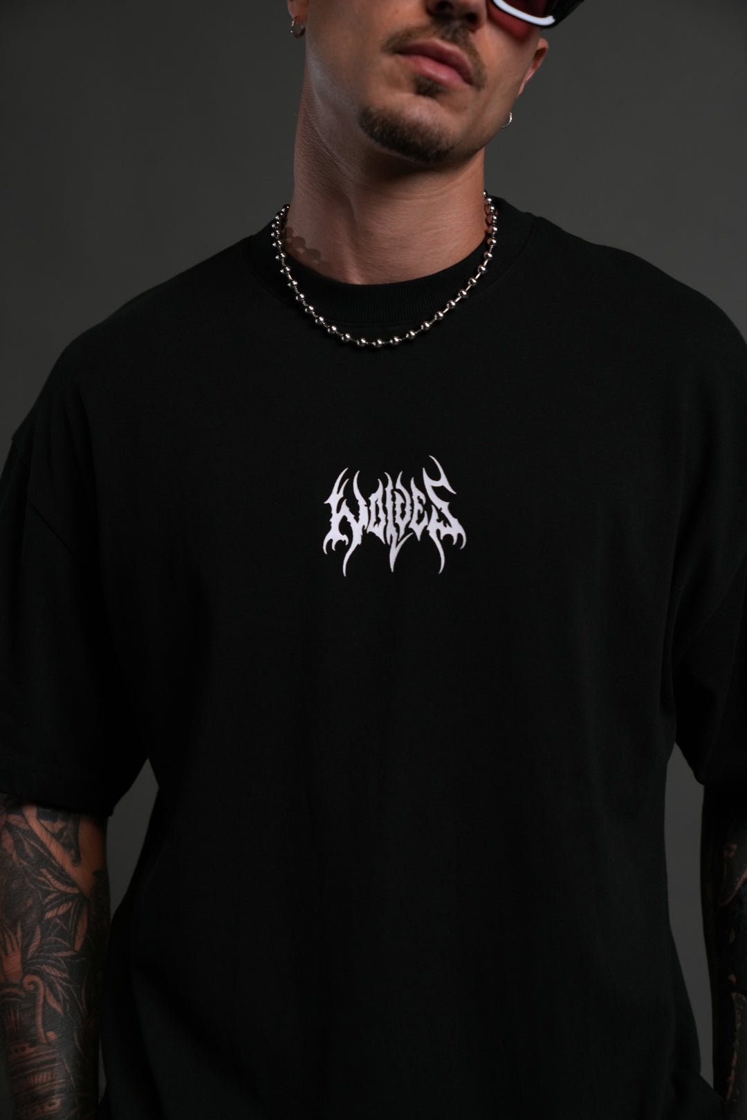 Hesh Core "Premium" Oversized Tee in Black