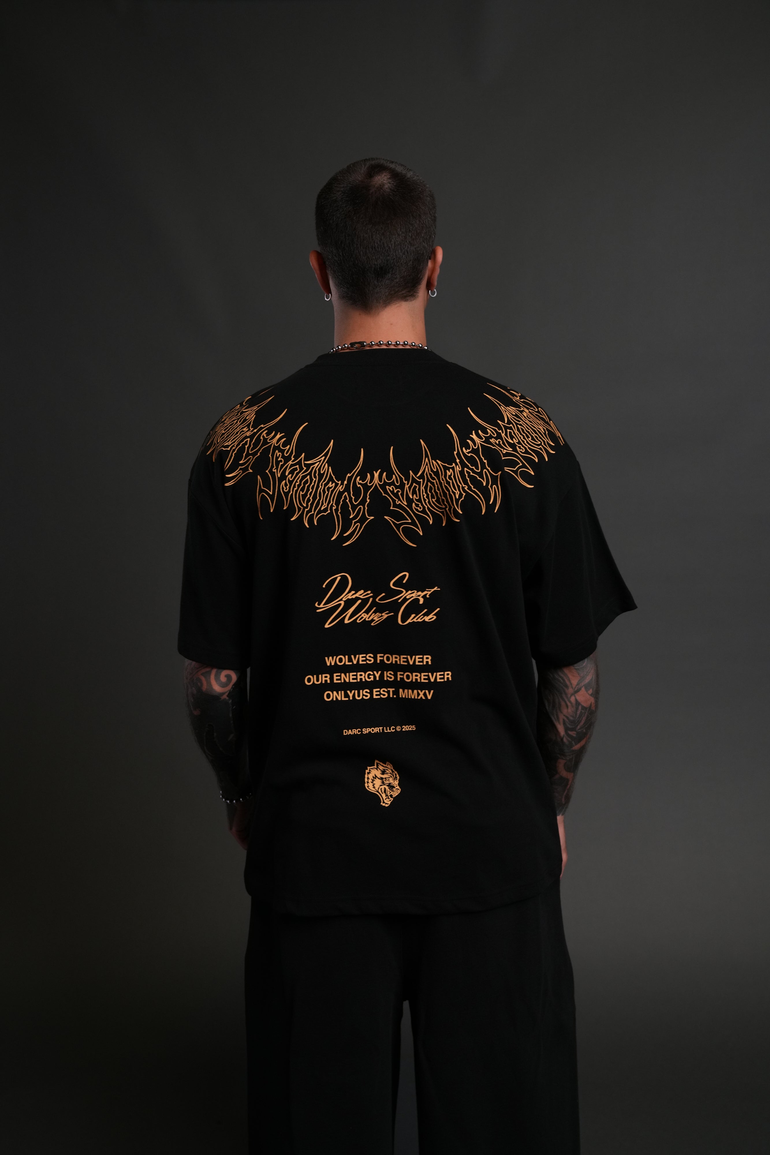 Hesh Core "Premium" Oversized Tee in Black