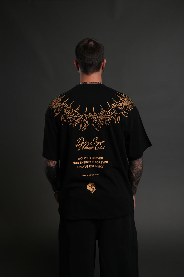 Hesh Core "Premium" Oversized Tee in Black