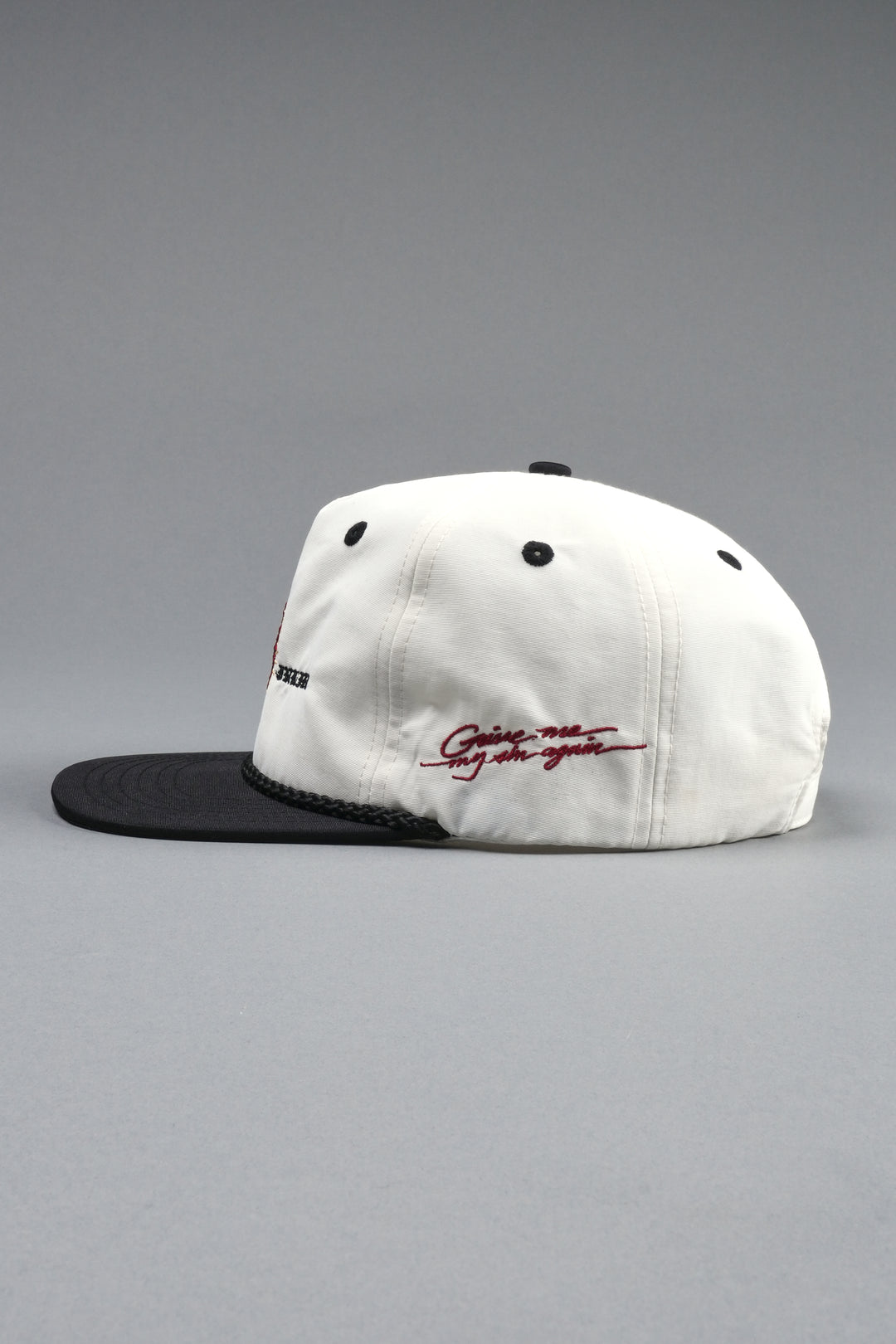 Doomed Love Paradise Hat in Cream/Black