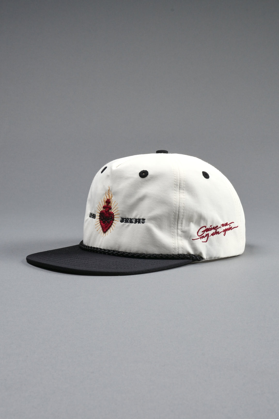 Doomed Love Paradise Hat in Cream/Black