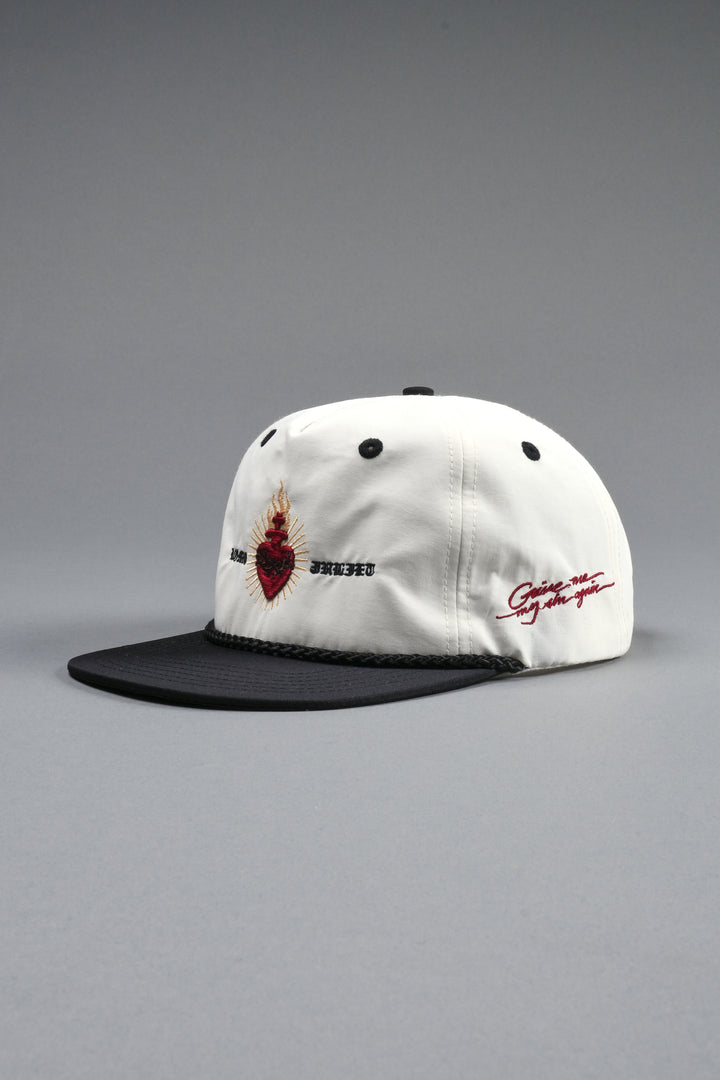 Doomed Love Paradise Hat in Cream/Black