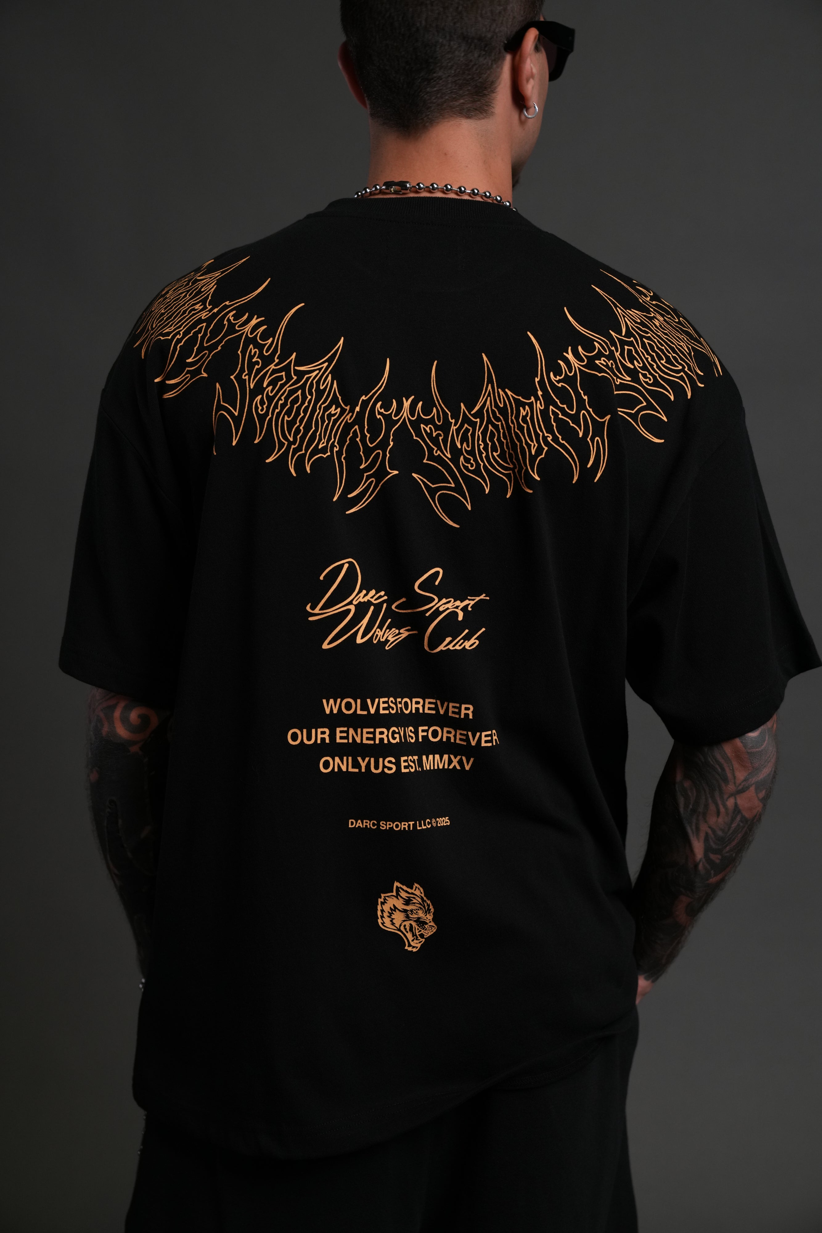 Hesh Core "Premium" Oversized Tee in Black