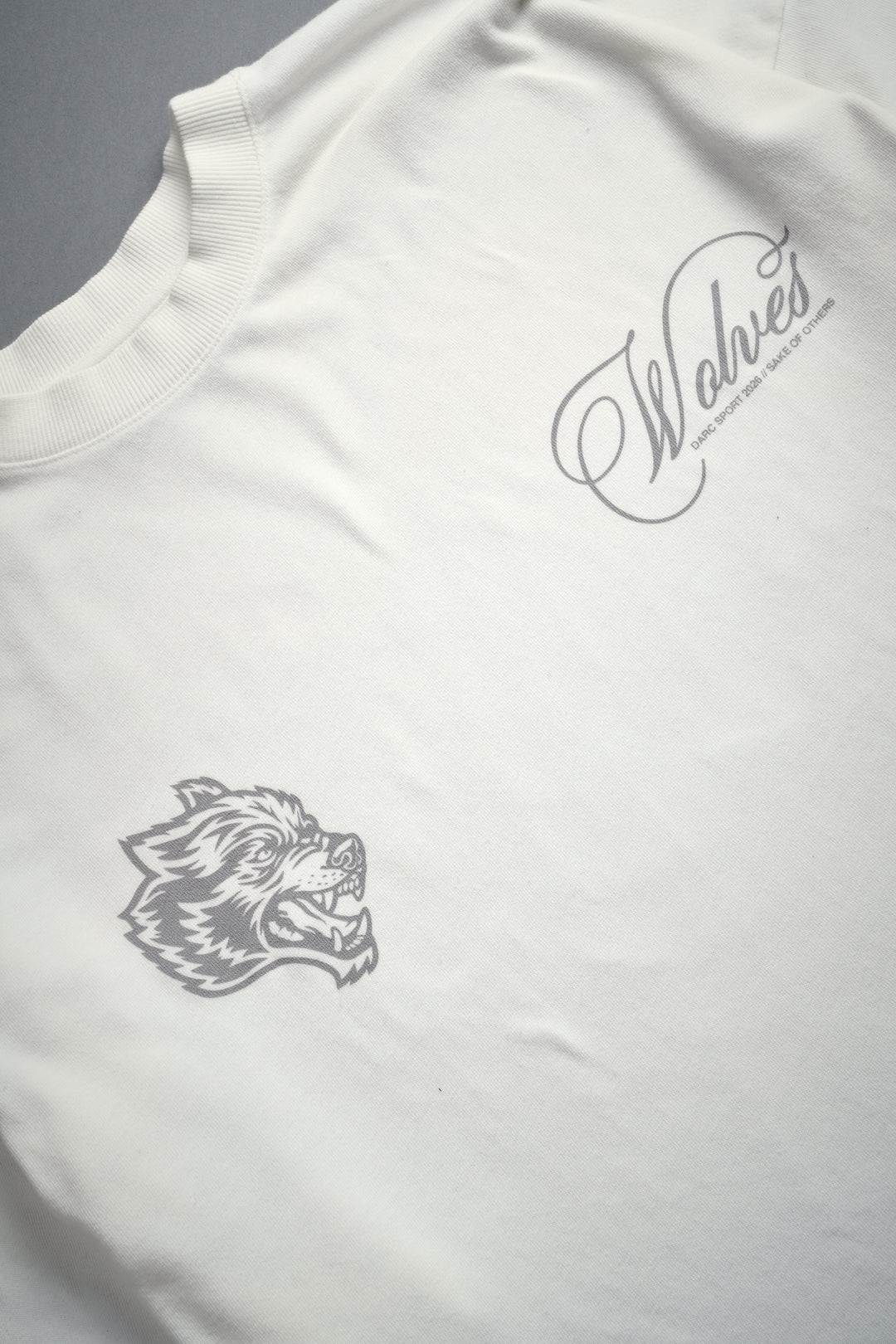 Nocturne Bloom Premium Oversized Tee in Cream