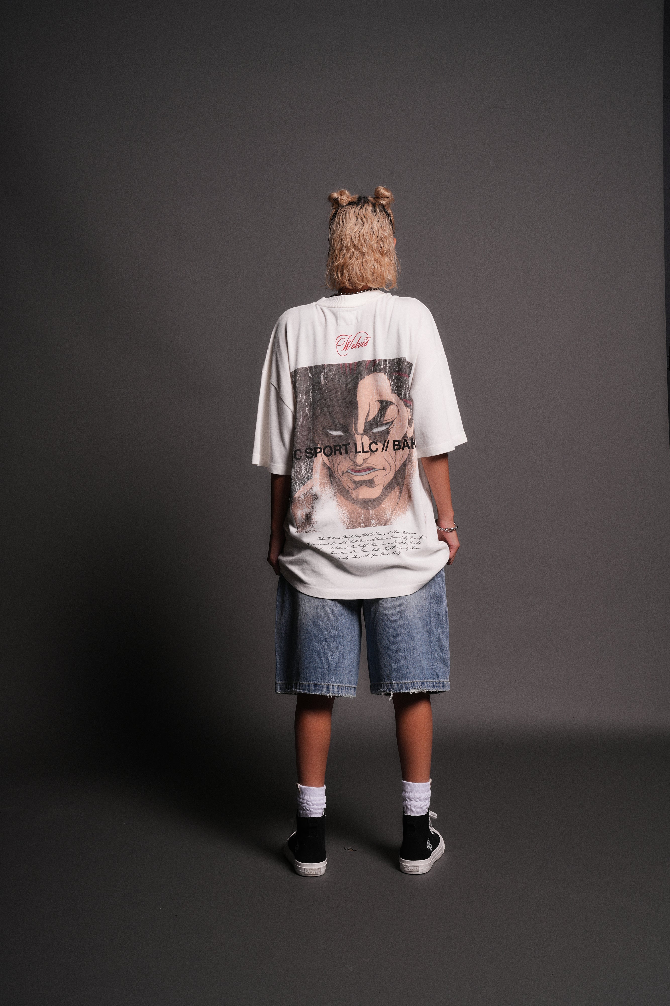 (1 Of 500) Wrath of Ogre "Premium" Oversized Tee in Cream