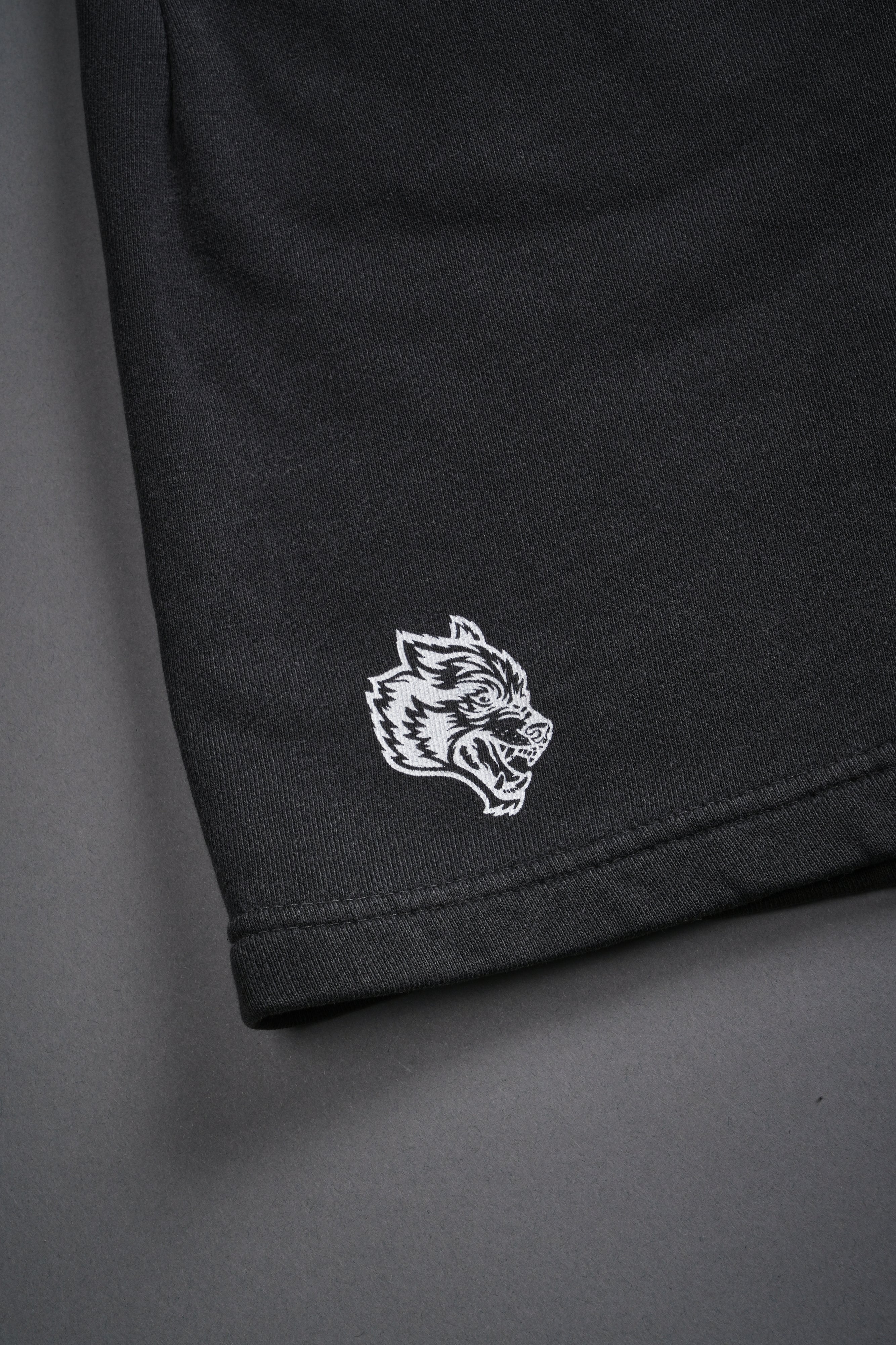 Box Patch Dual Post Lounge Sweat Shorts V2 in Wolf Gray