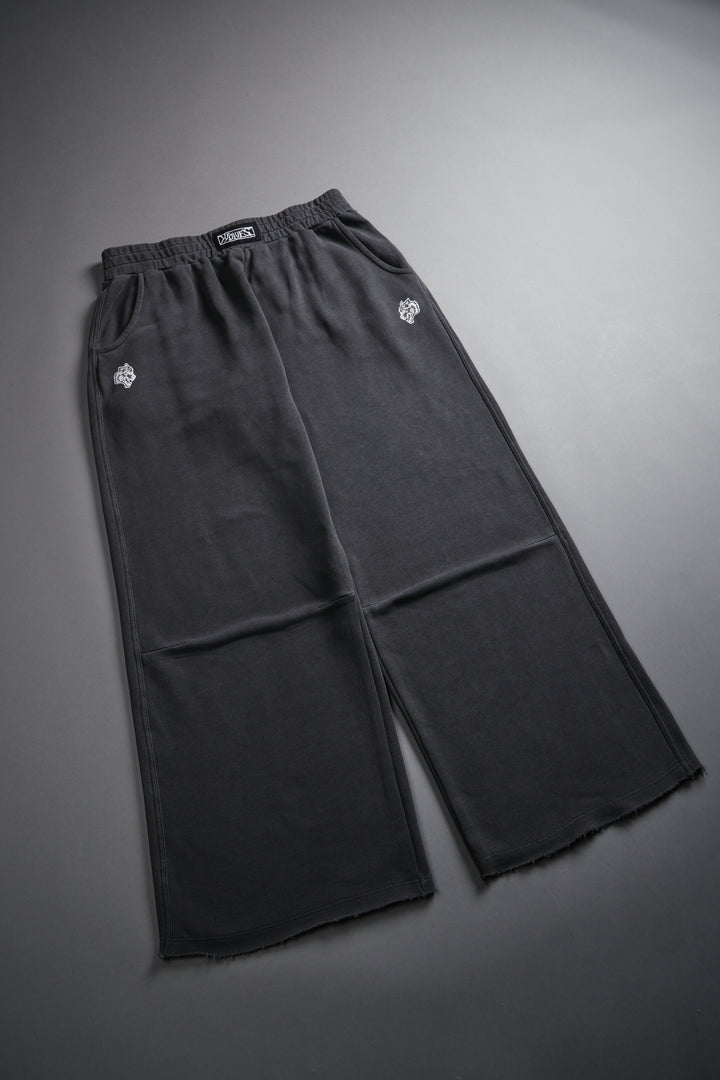 Box Patch Dual Moaty Sweat Pants in Wolf Gray