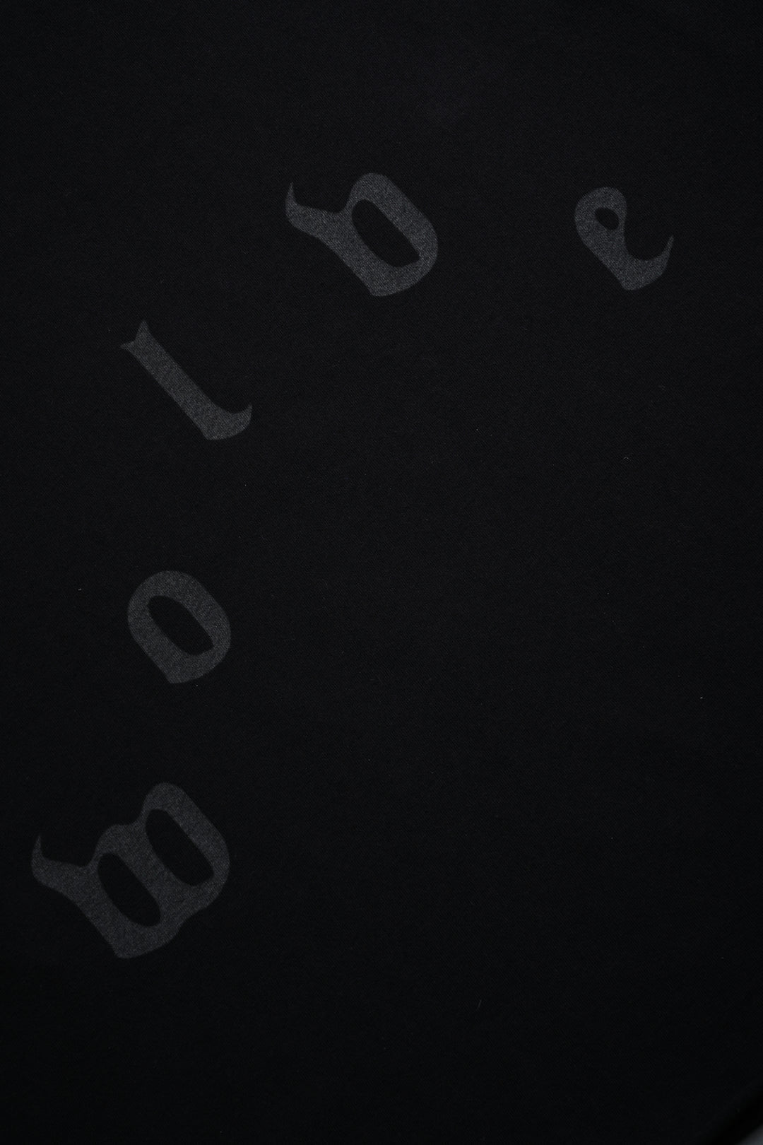 You Are the Reason Grunge Mid-Length Raw Hem LS Tee in Black