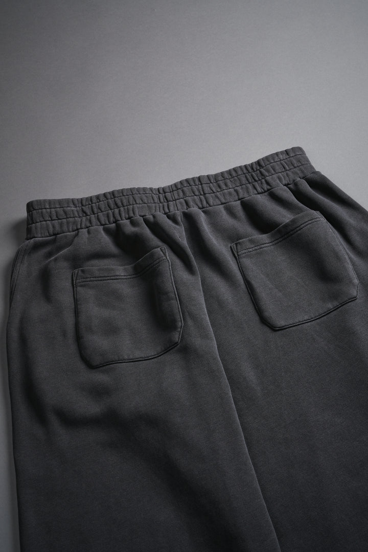 Box Patch Dual Moaty Sweat Pants in Wolf Gray