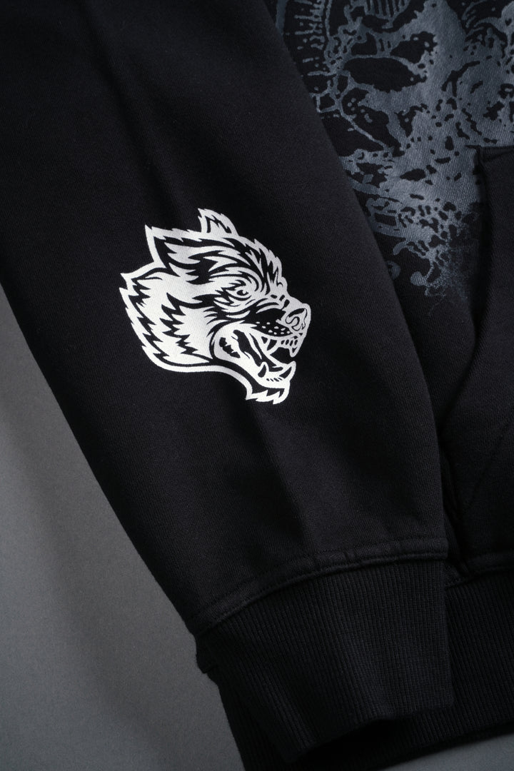 Heart of Thorns Vex Double Zip Hoodie in Black