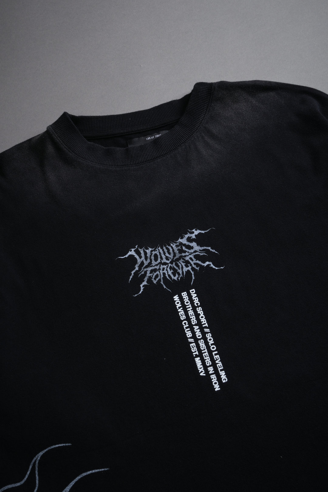 S-Rank "Premium" Oversized Tee in Black Drift Wash