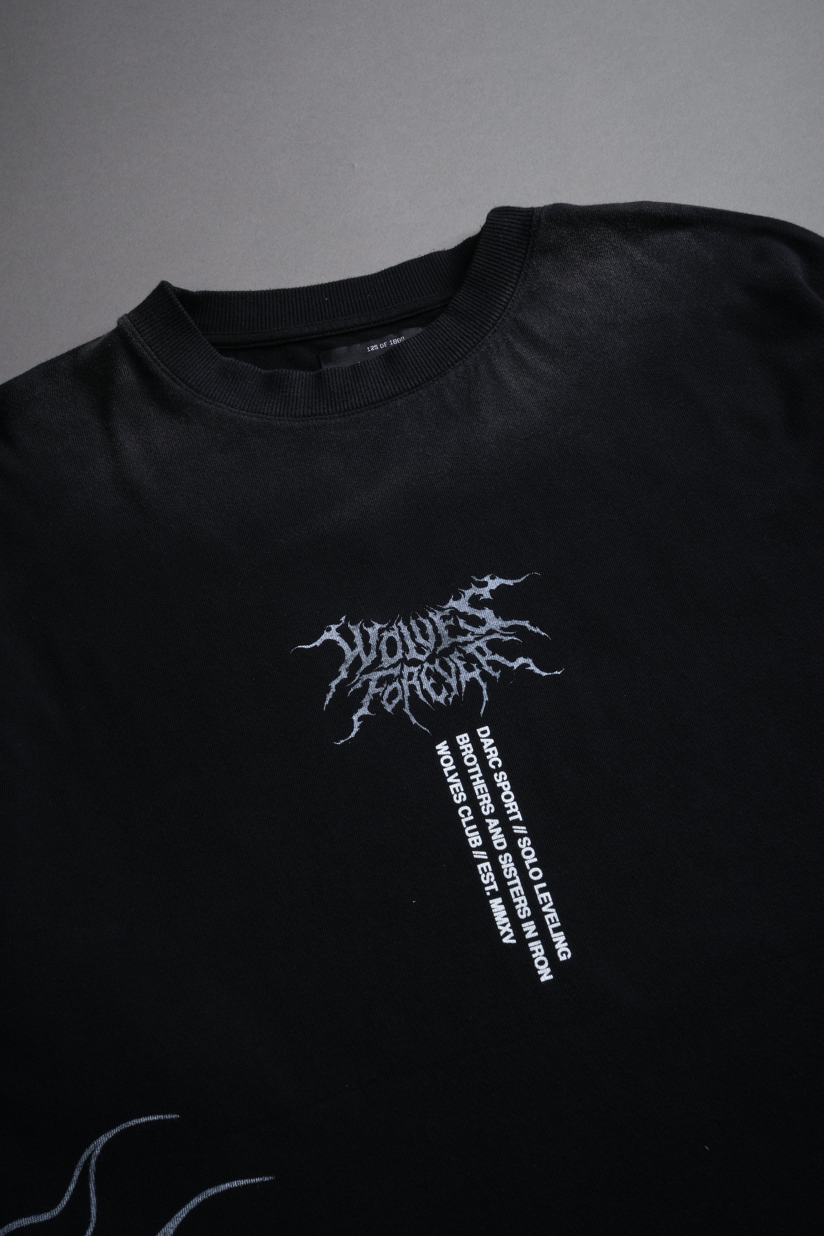 S-Rank "Premium" Oversized Tee in Black Drift Wash