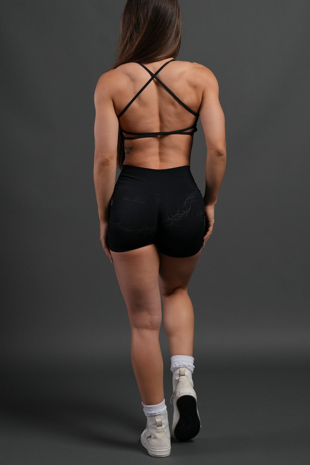 Rose Thorn "Layla" Soft Seamless Bra in Black Rose Thorn