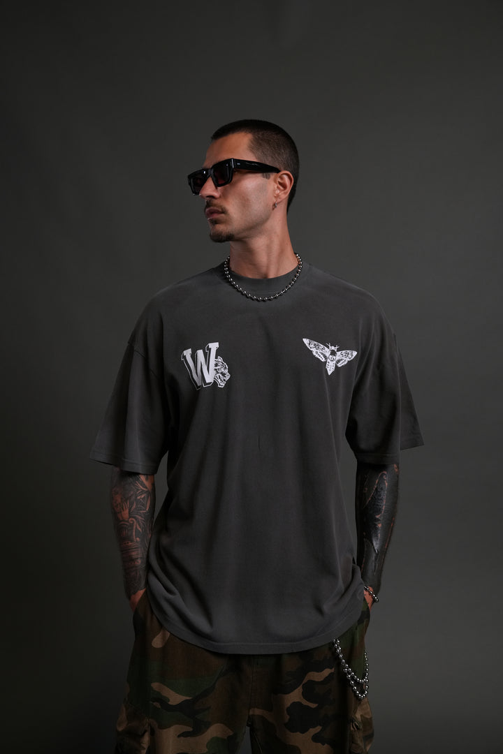 Fight Cancer 2025 "Premium" Oversized Tee in Wolf Gray/Pink Drift Wash