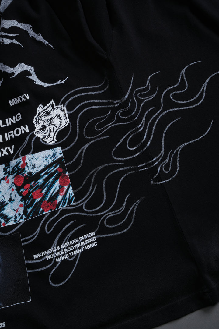 S-Rank "Premium" Oversized Tee in Black Drift Wash