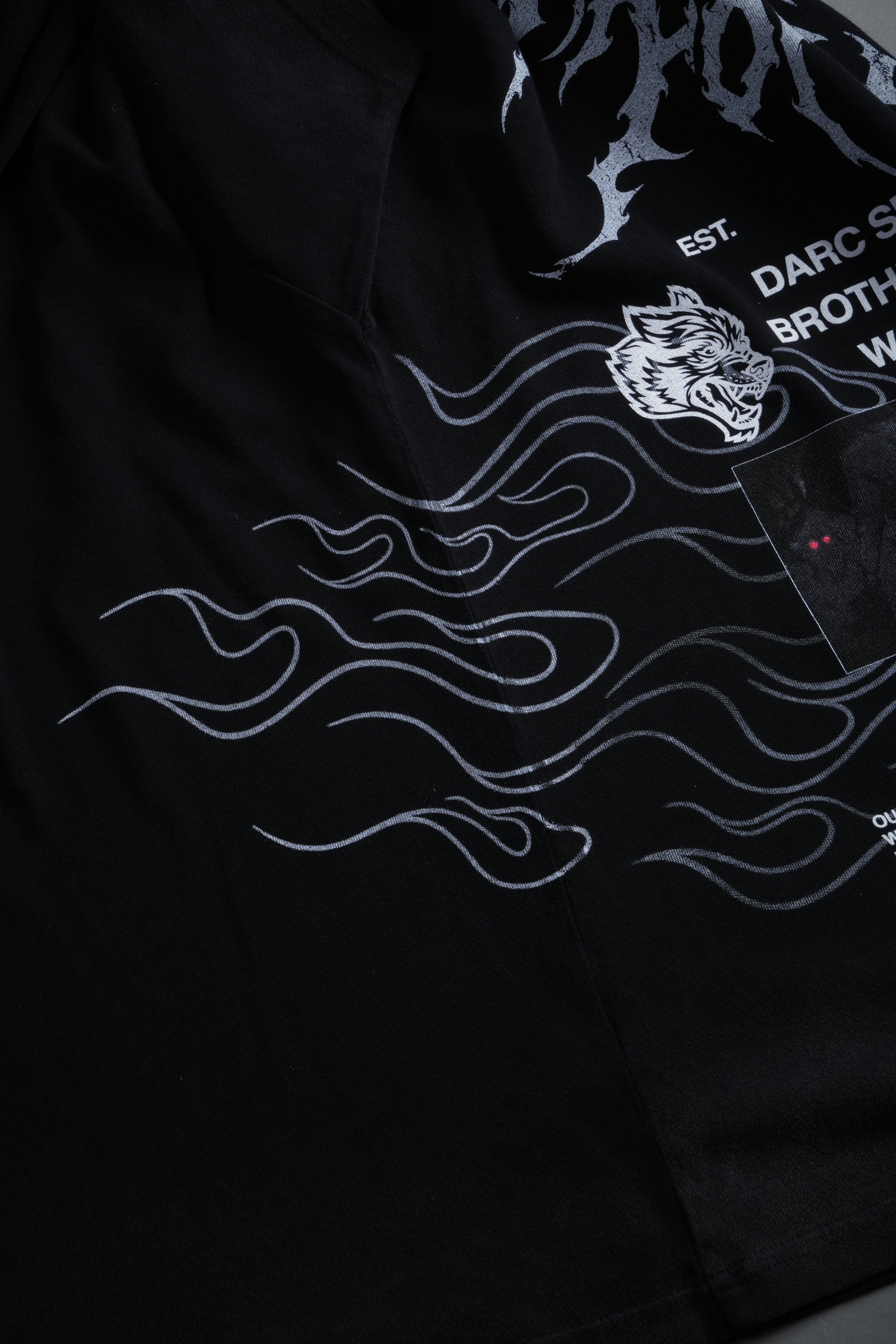 S-Rank "Premium" Oversized Tee in Black Drift Wash