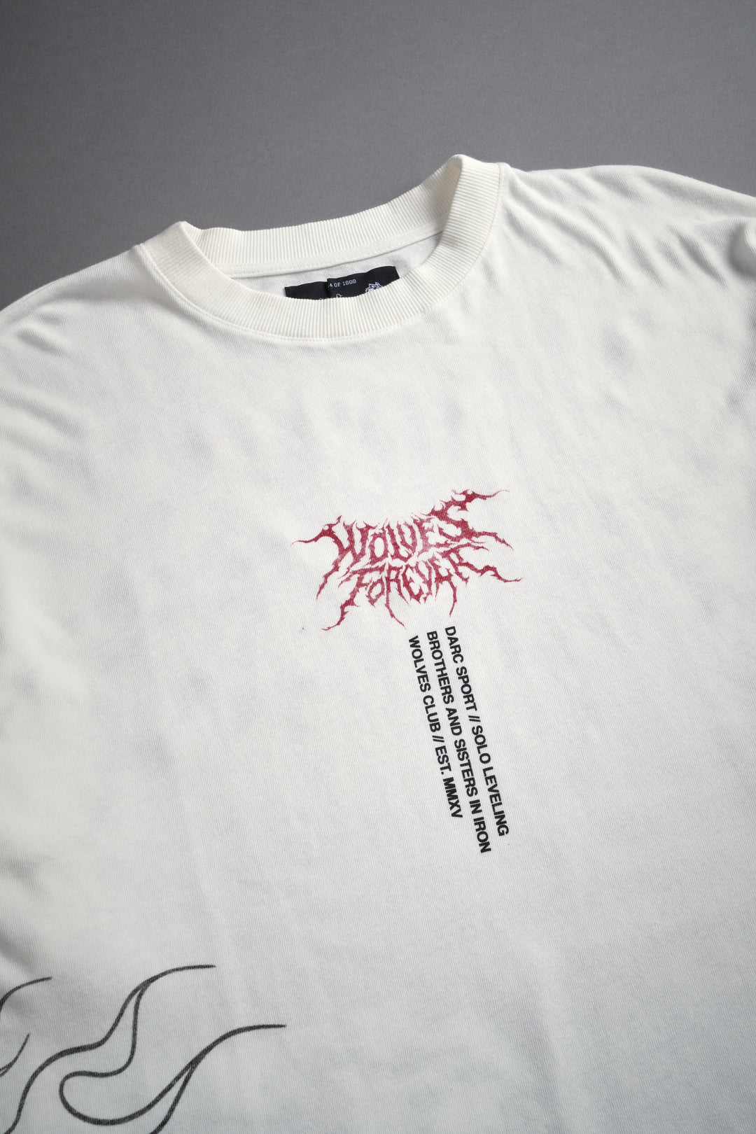 S-Rank "Premium" Oversized Tee in Cream