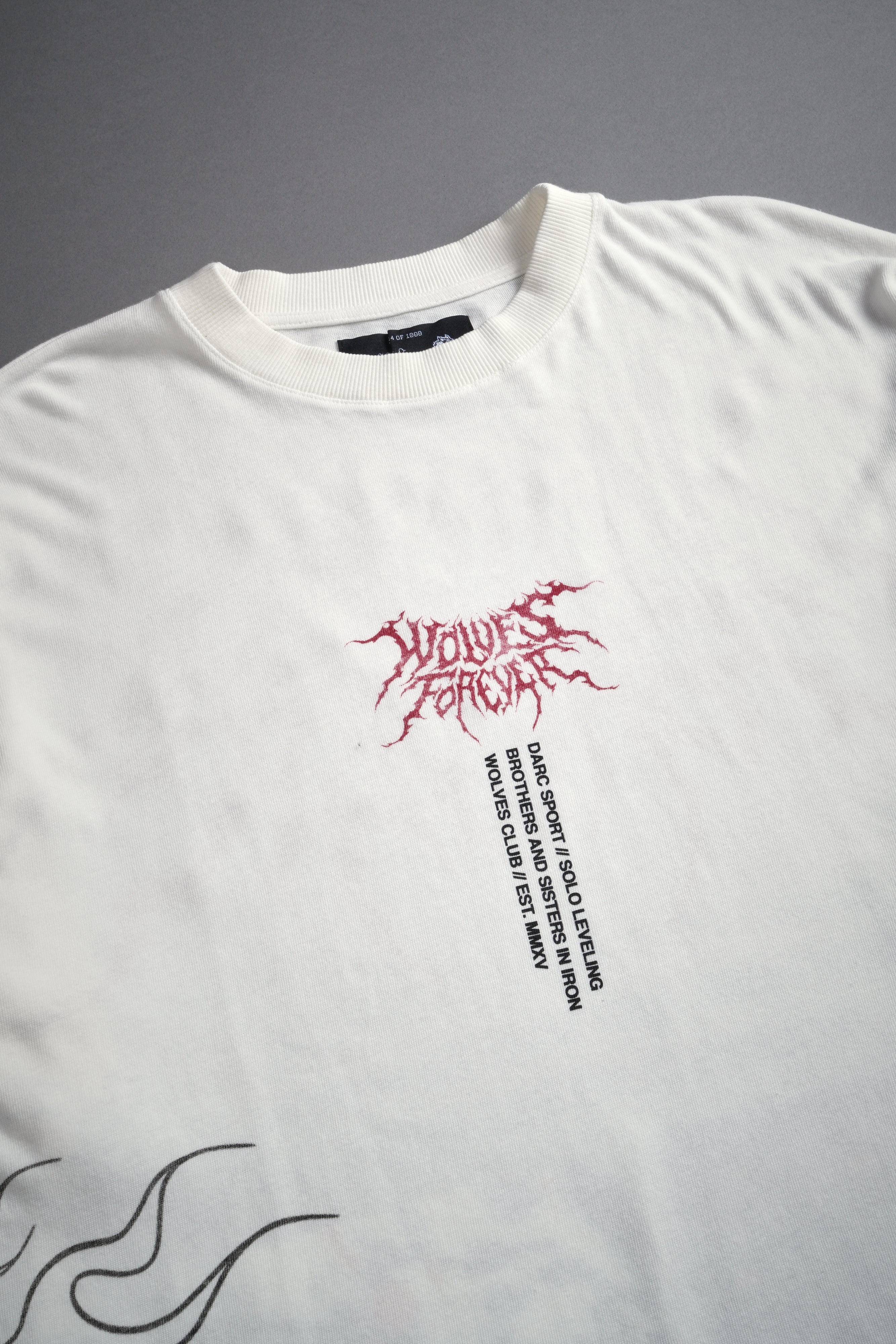 S-Rank "Premium" Oversized Tee in Cream