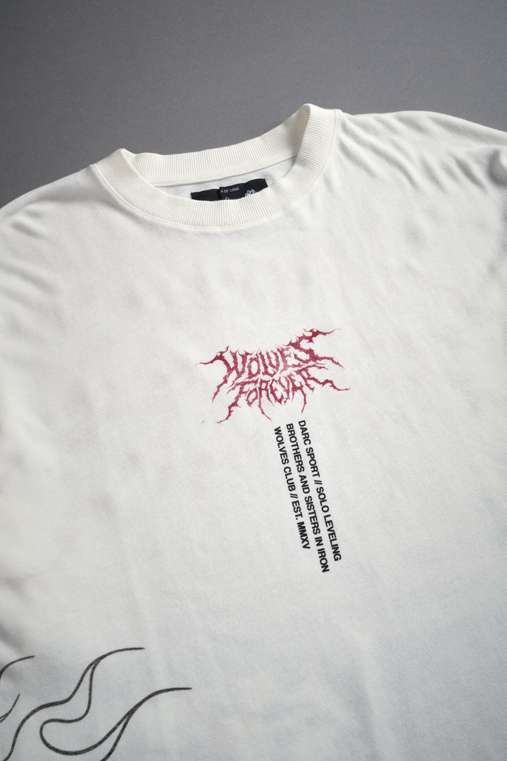 S-Rank "Premium" Oversized Tee in Cream