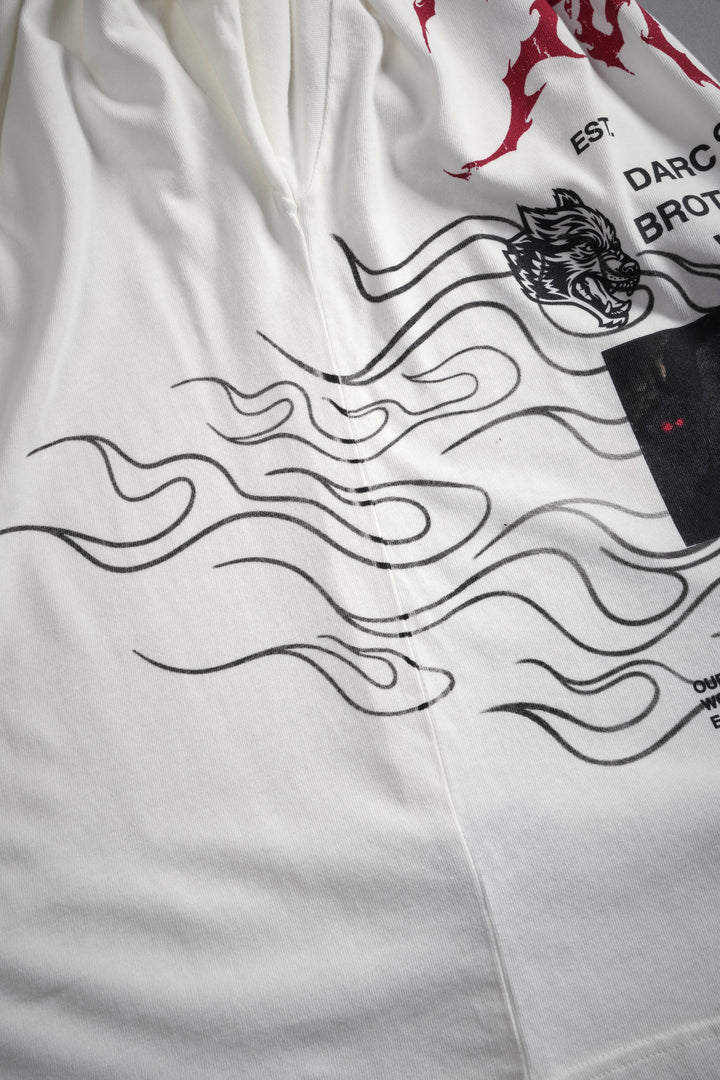 S-Rank "Premium" Oversized Tee in Cream
