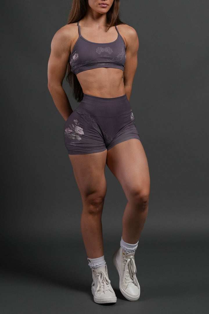 Rose Thorn "Layla" Soft Seamless Bra in Cherry Wine Rose Thorn