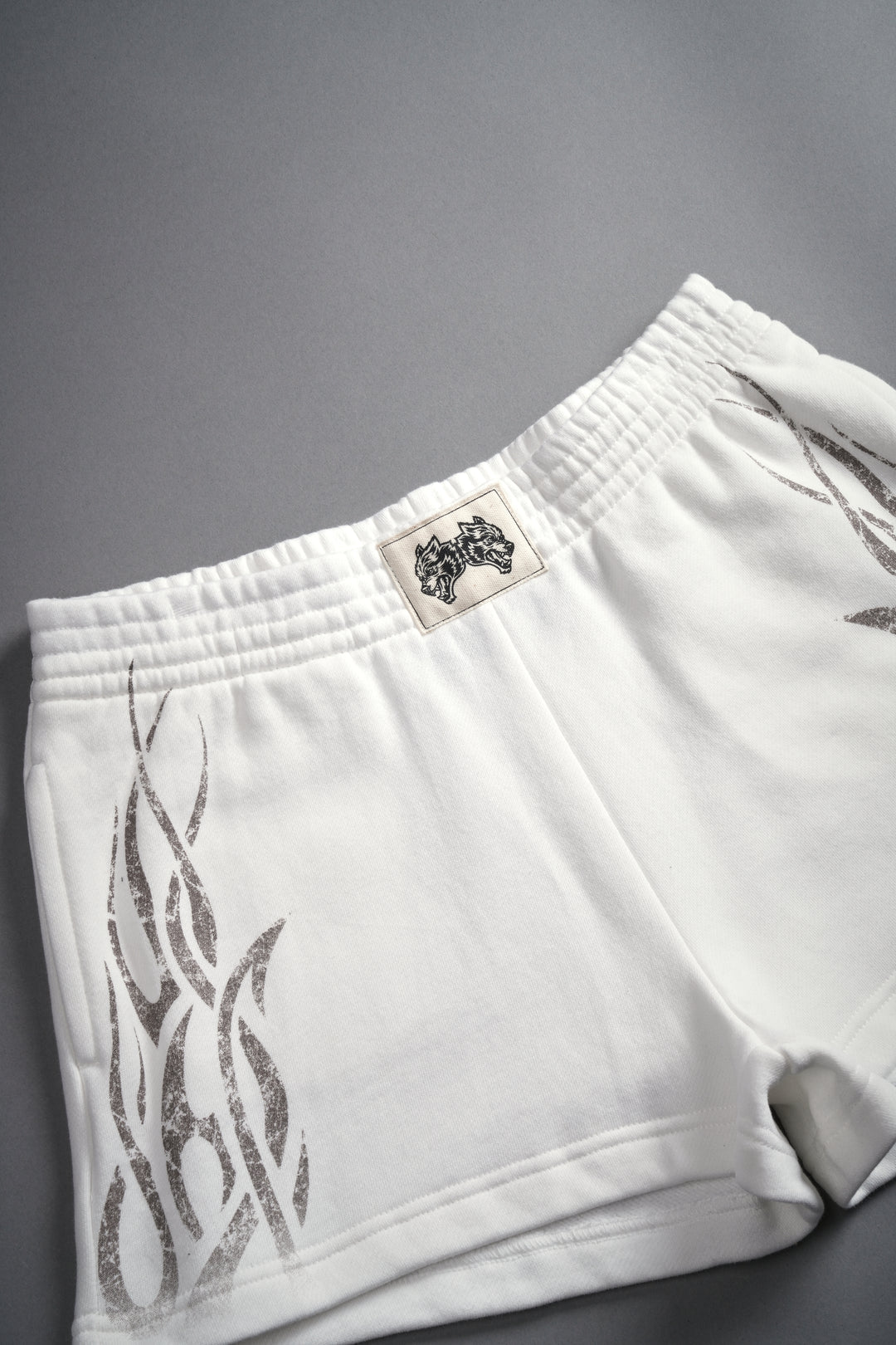 Finite Flame Ellie Sweat Shorts in Cream