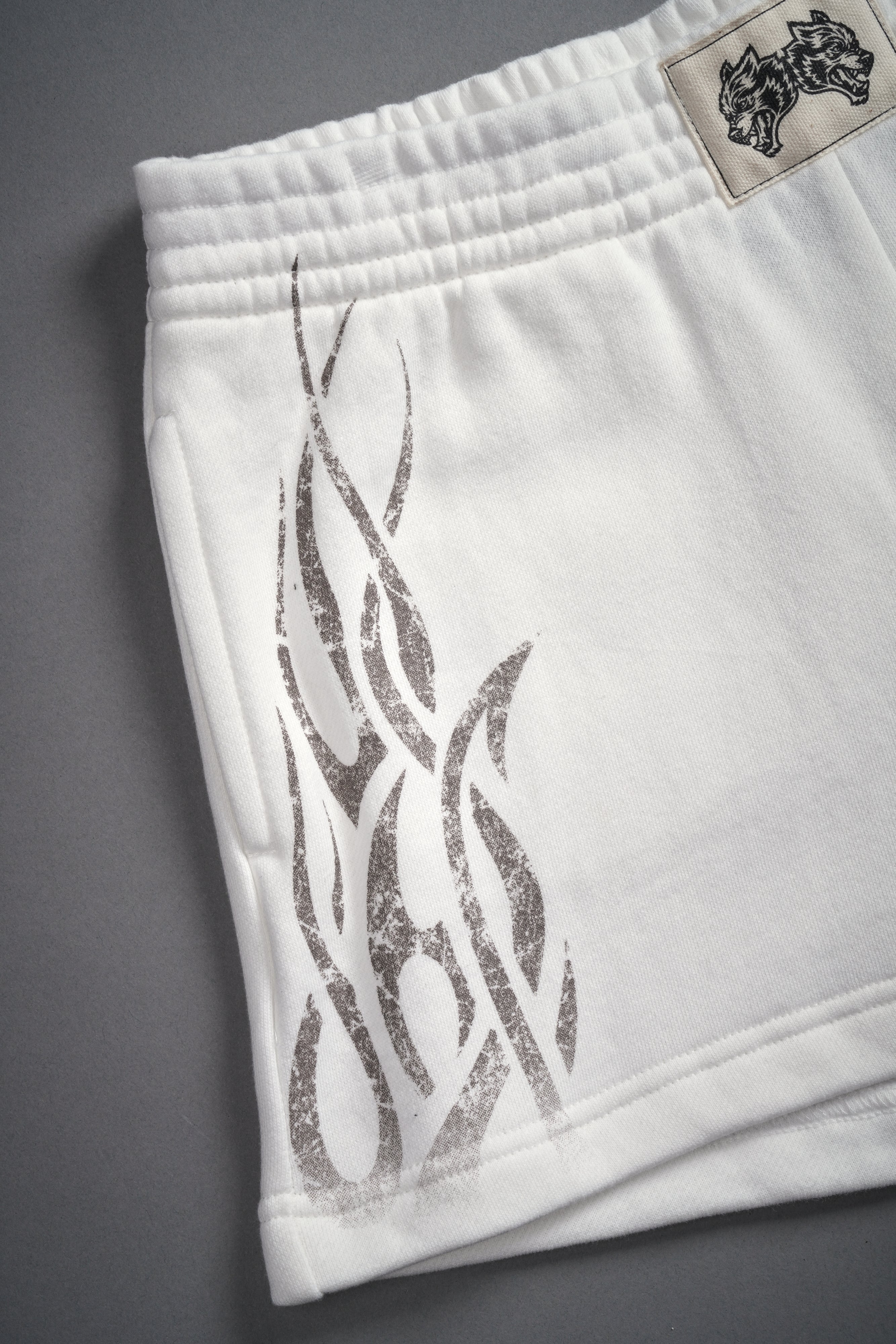 Finite Flame Ellie Sweat Shorts in Cream