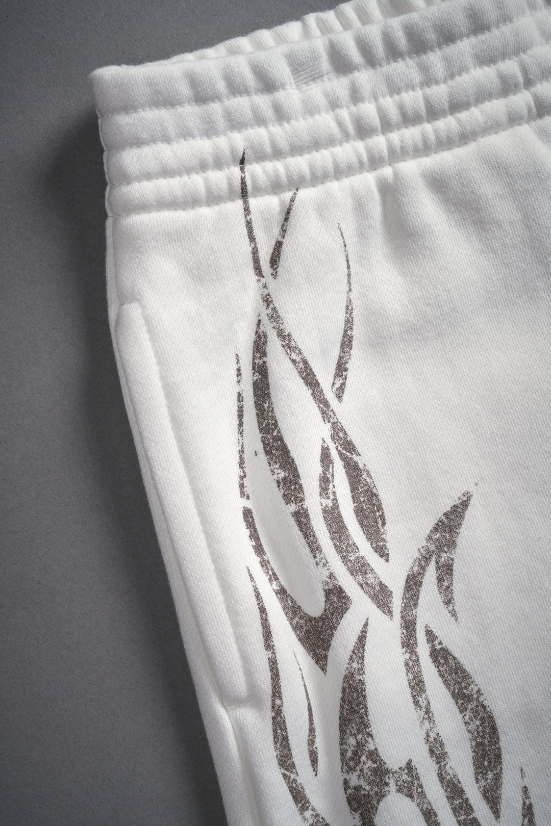 Finite Flame Ellie Sweat Shorts in Cream