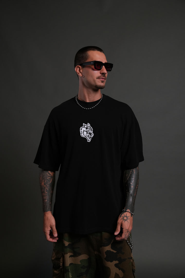 Wolves Club FRVR Unisex "Premium" Oversized Tee in Black
