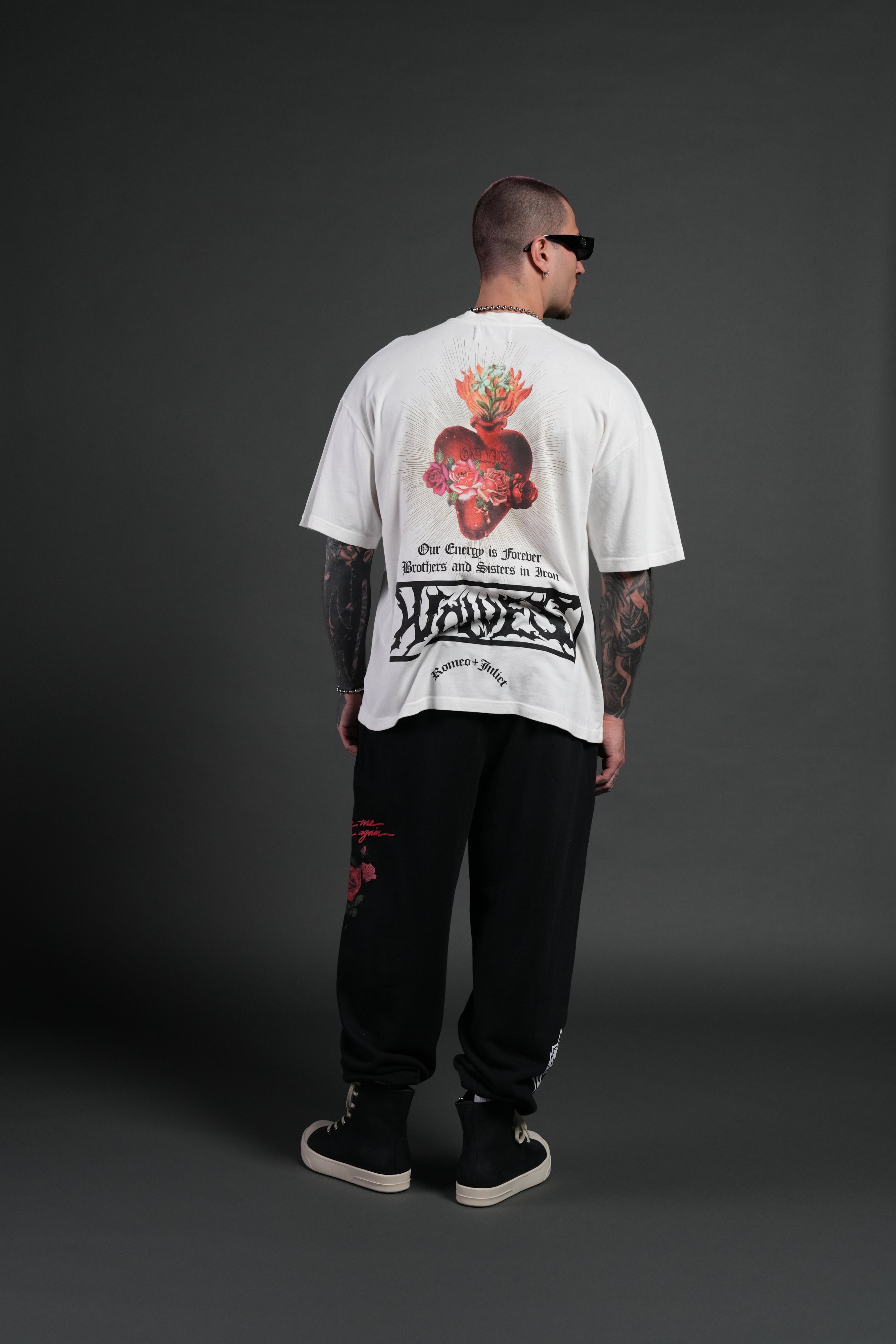 Heart Oath Premium Oversized Tee in Cream