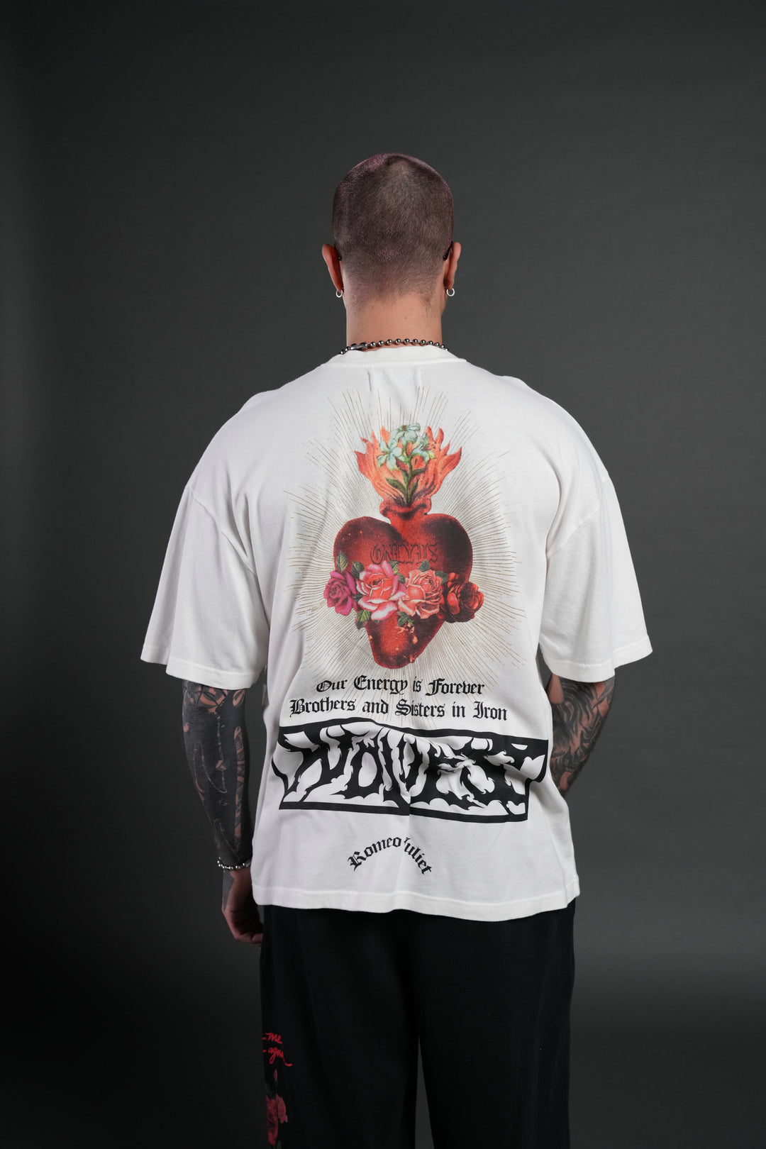 Heart Oath Premium Oversized Tee in Cream