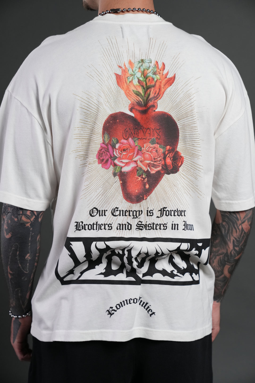 Heart Oath Premium Oversized Tee in Cream