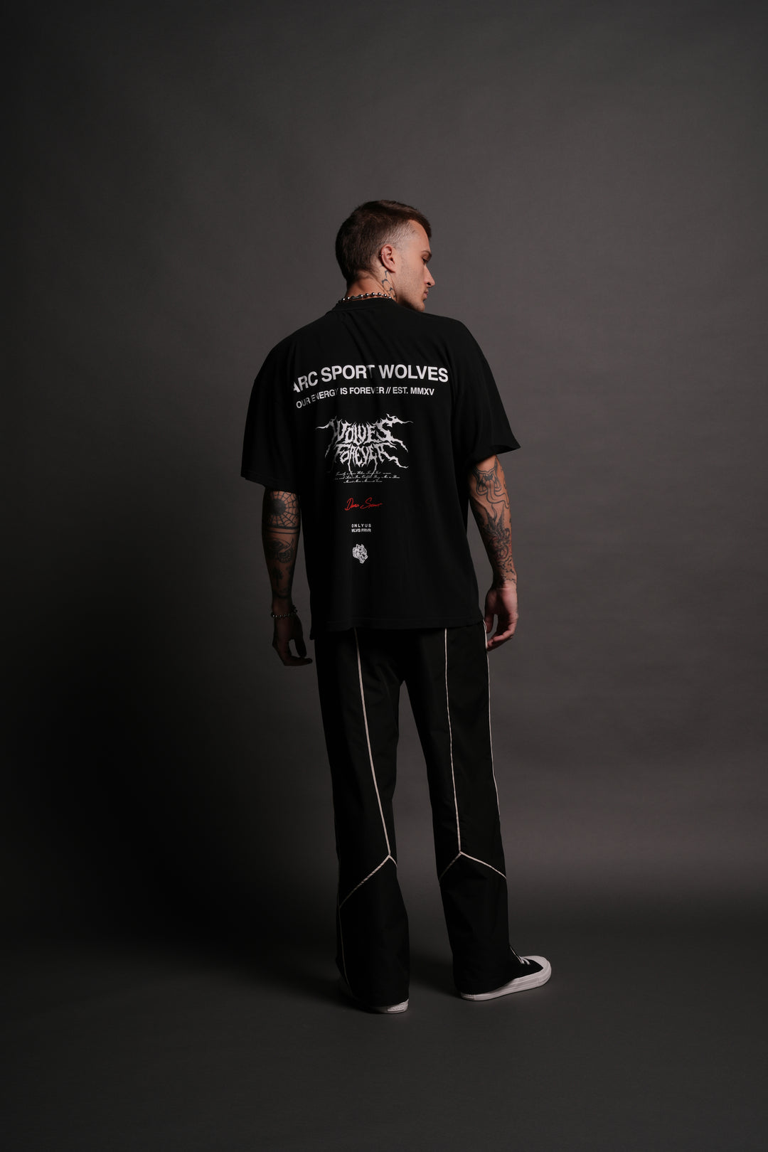Itachi Forever "Premium" Oversized Tee in Black