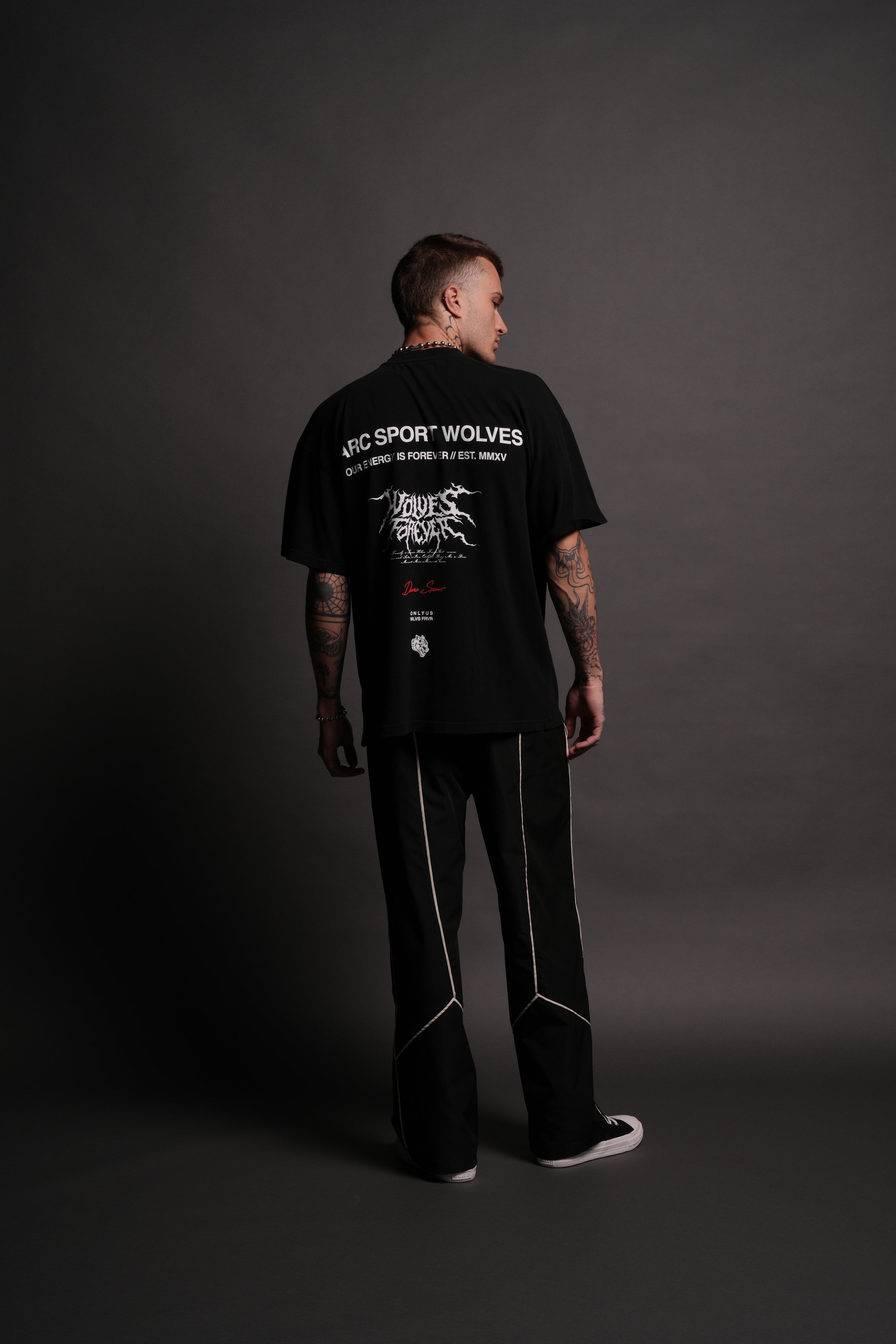Itachi Forever "Premium" Oversized Tee in Black