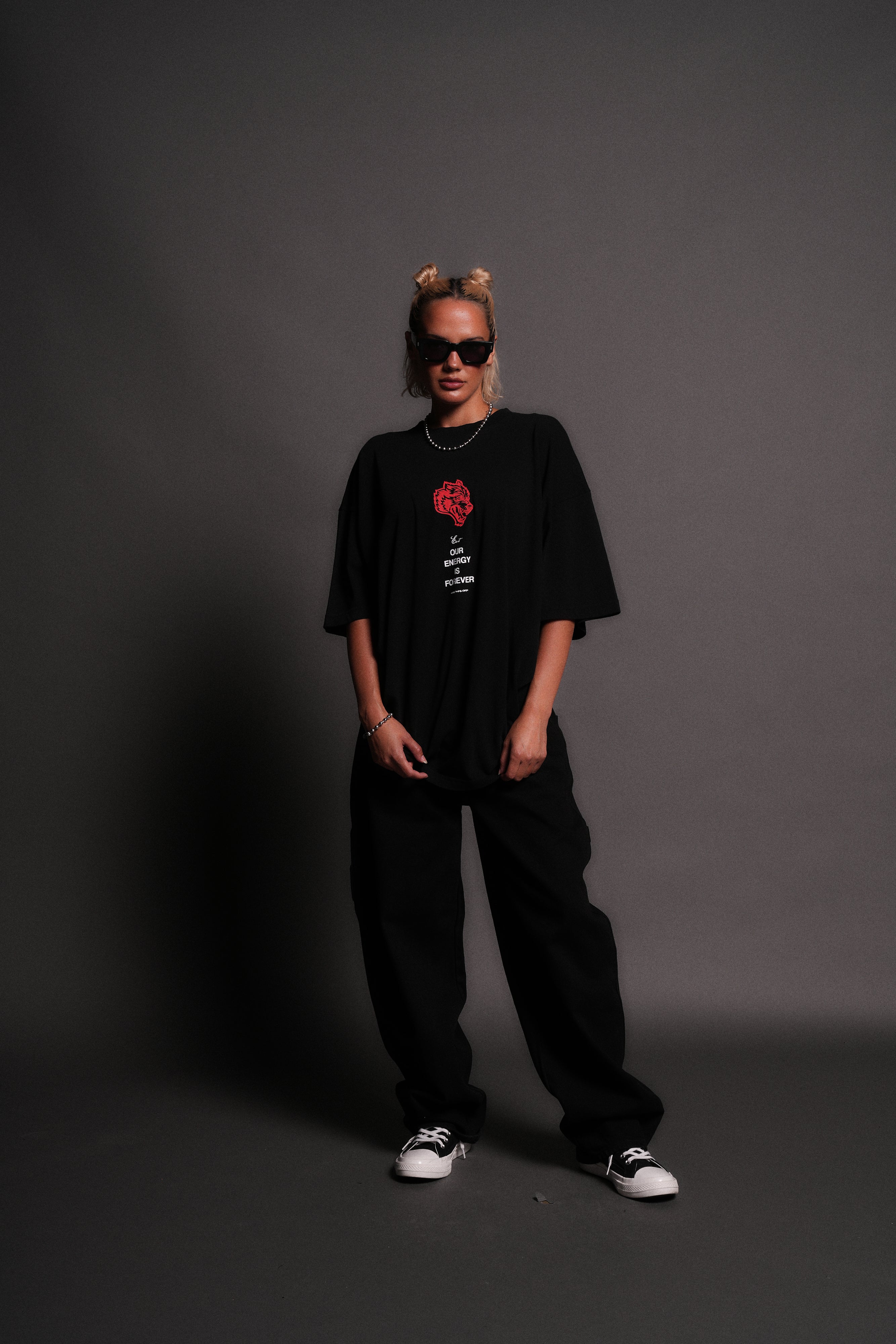 Hanma Legacy "Premium" Oversized Tee in Black
