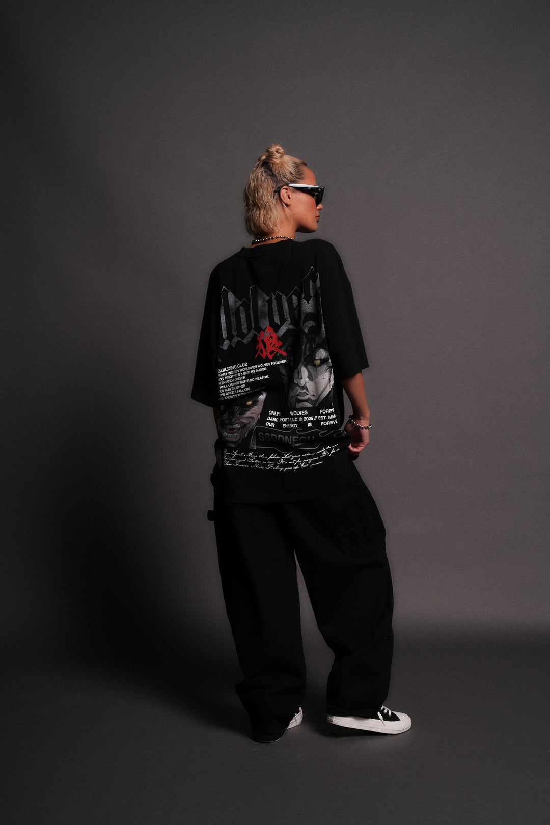 Hanma Legacy "Premium" Oversized Tee in Black