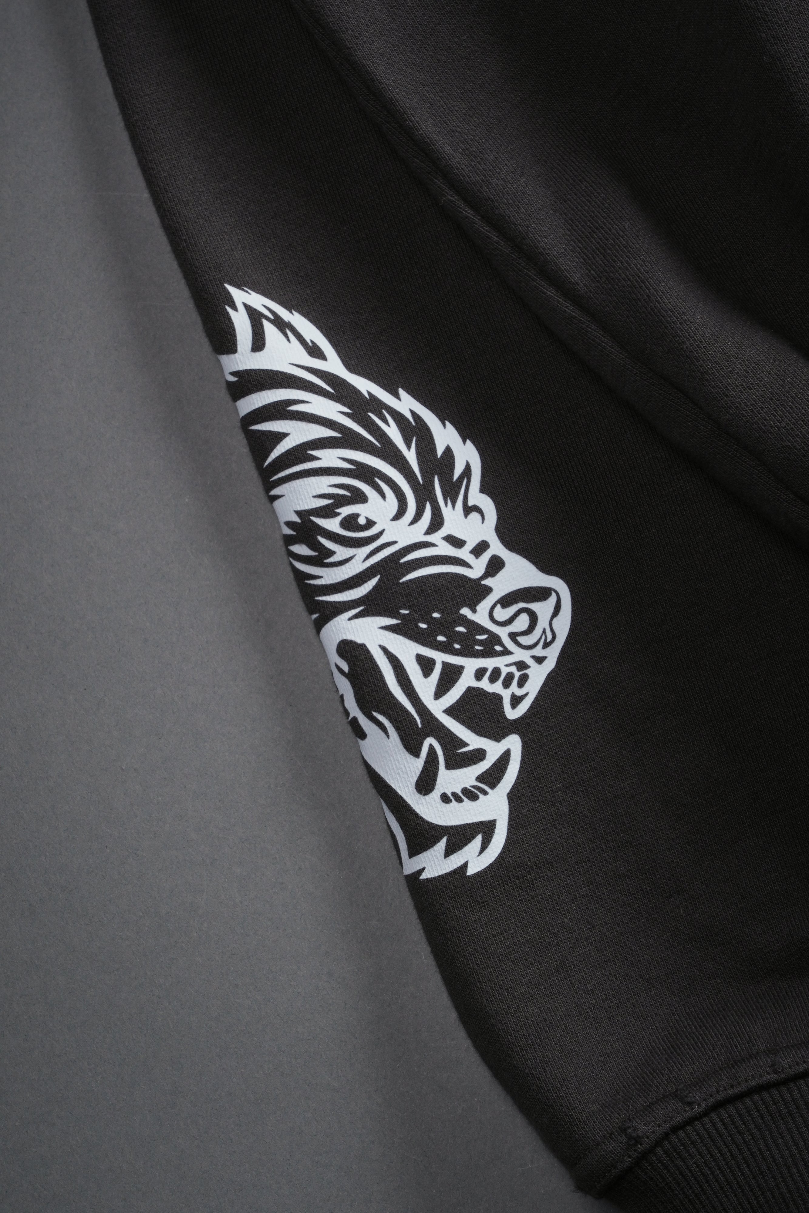 Hell is Real Grunge "Moatis" Zip Hoodie in Wolf Gray