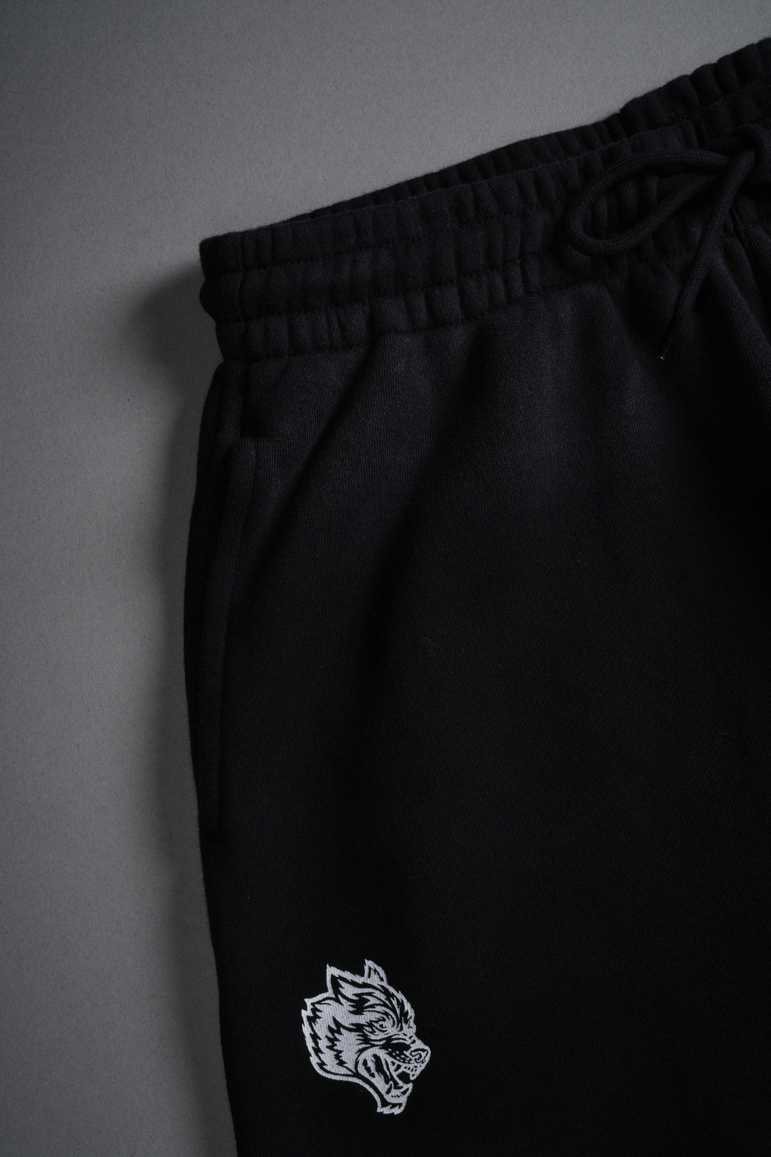 Finite Flame She Mia Cargo Sweat Pants in Black Drift Wash