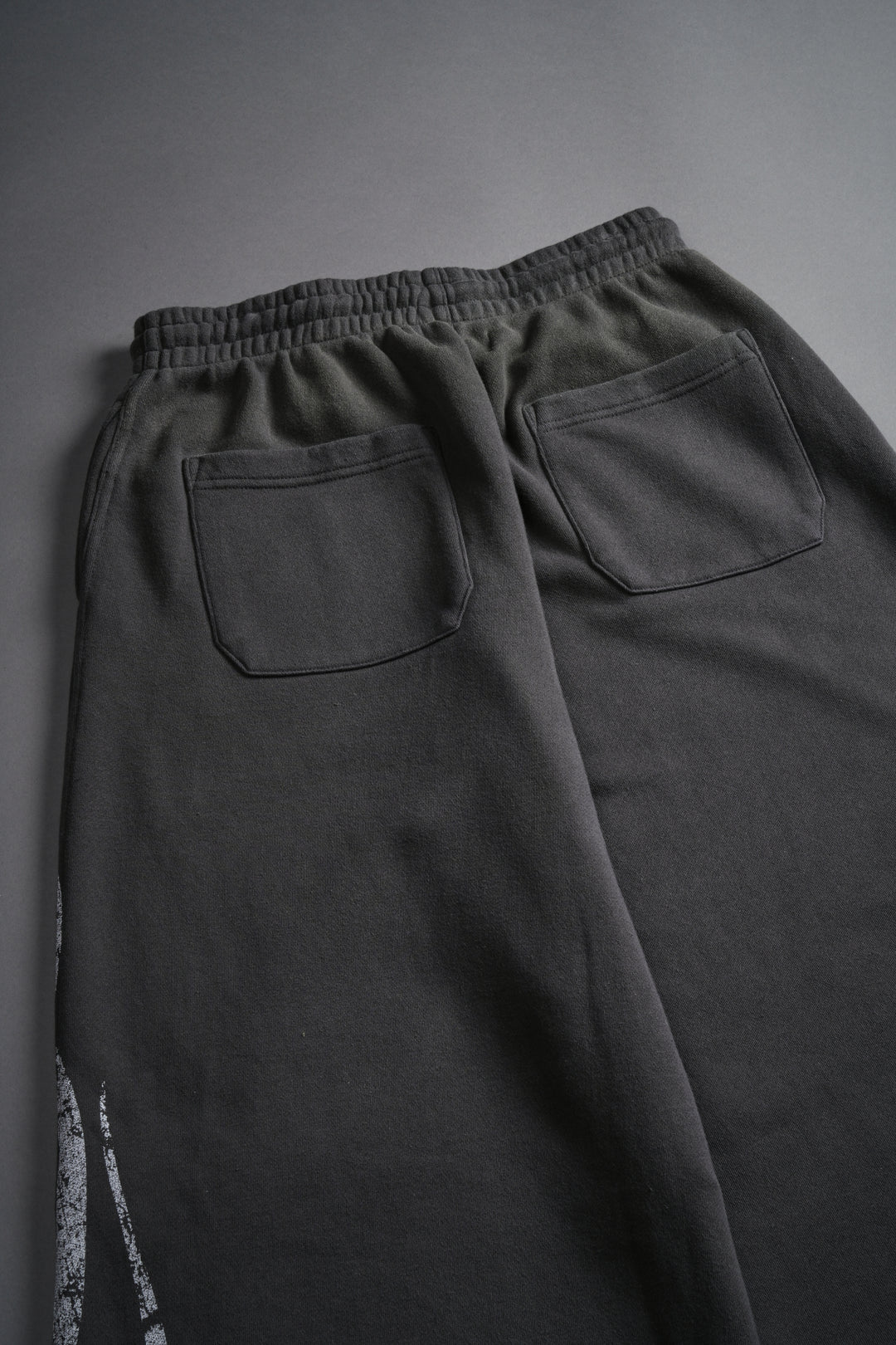 Finite Flame She Mia Cargo Sweat Pants in Wolf Gray Drift Wash