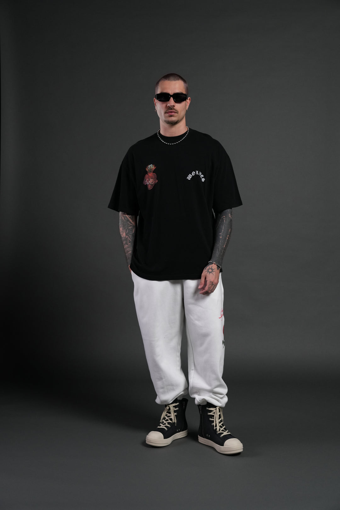 Heart Oath Premium Oversized Tee in Black