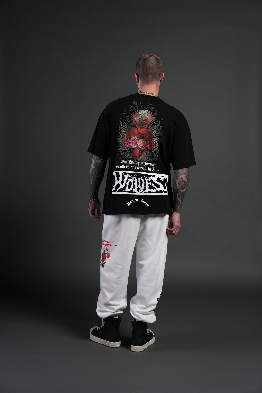 Heart Oath Premium Oversized Tee in Black