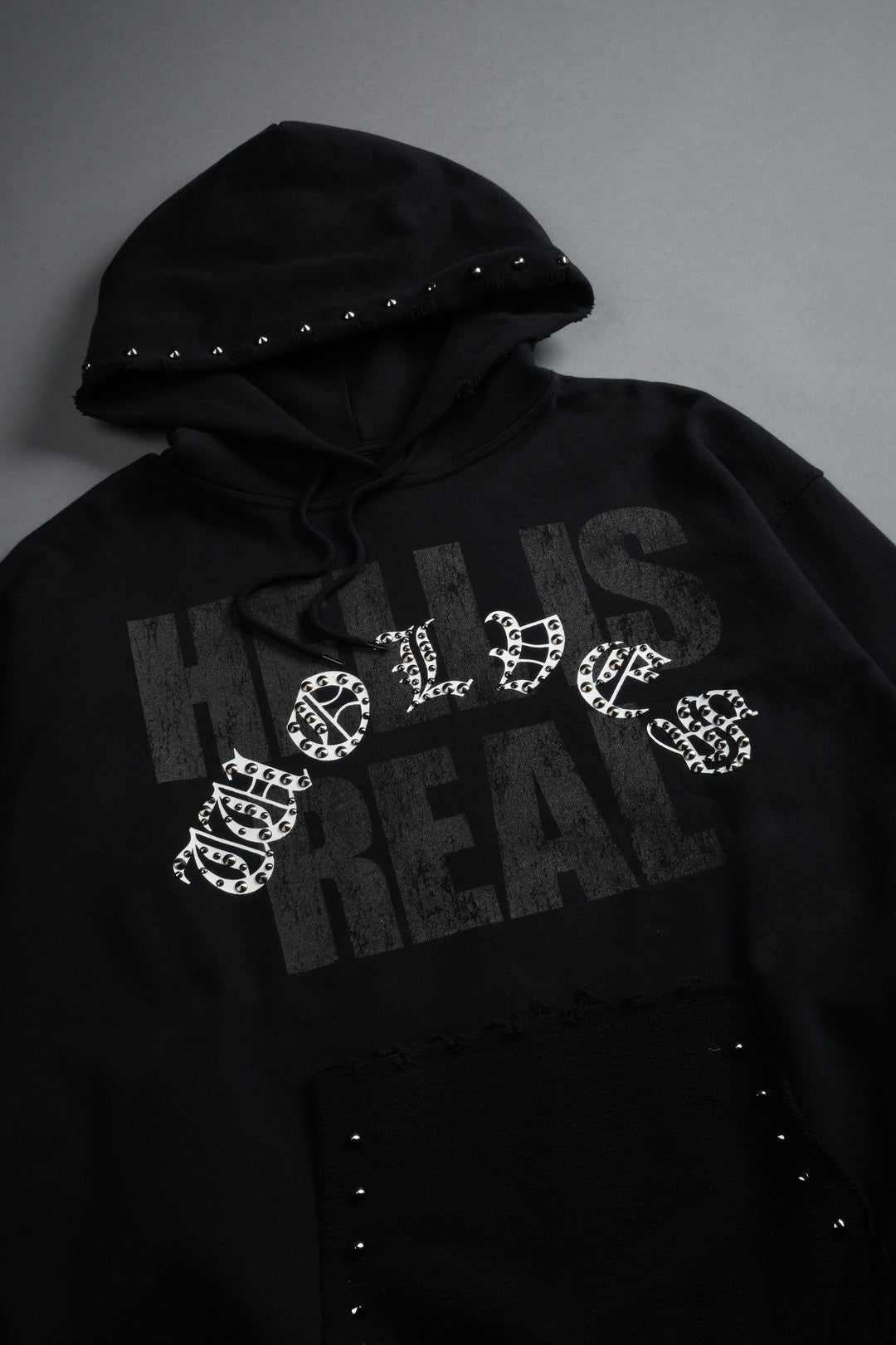 Hell is Real Grunge "Moatis" Hoodie in Black