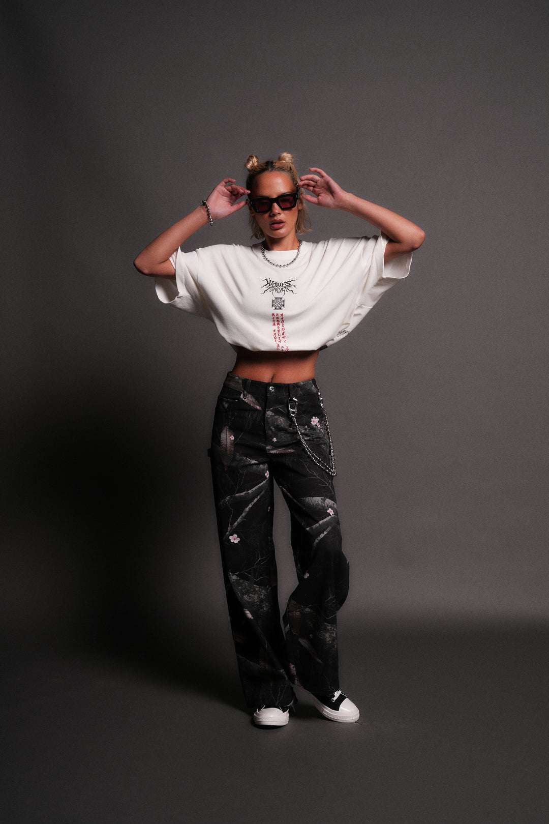 Unbreakable Will "Premium" Oversized Tee in Cream