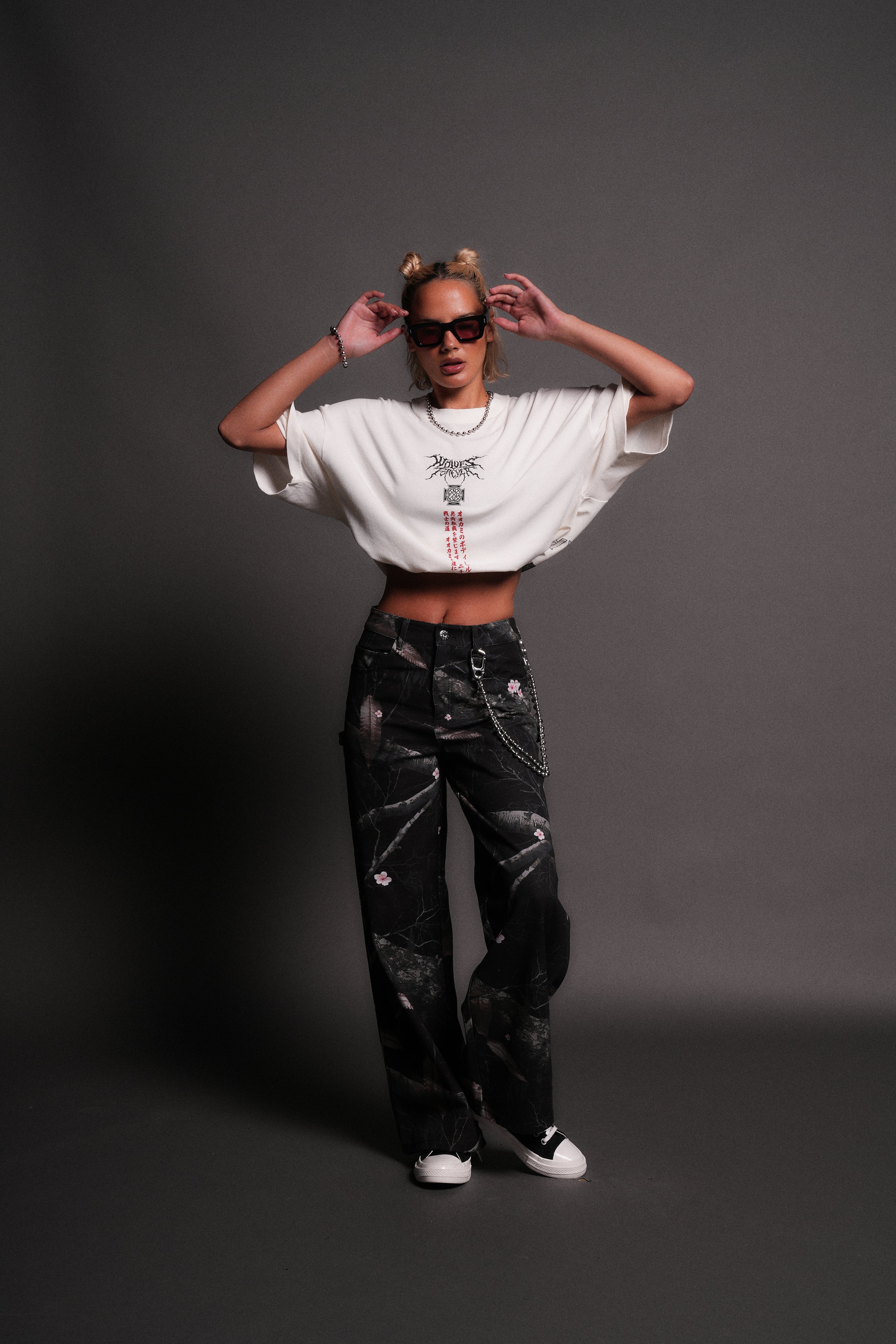 Unbreakable Will "Premium" Oversized Tee in Cream