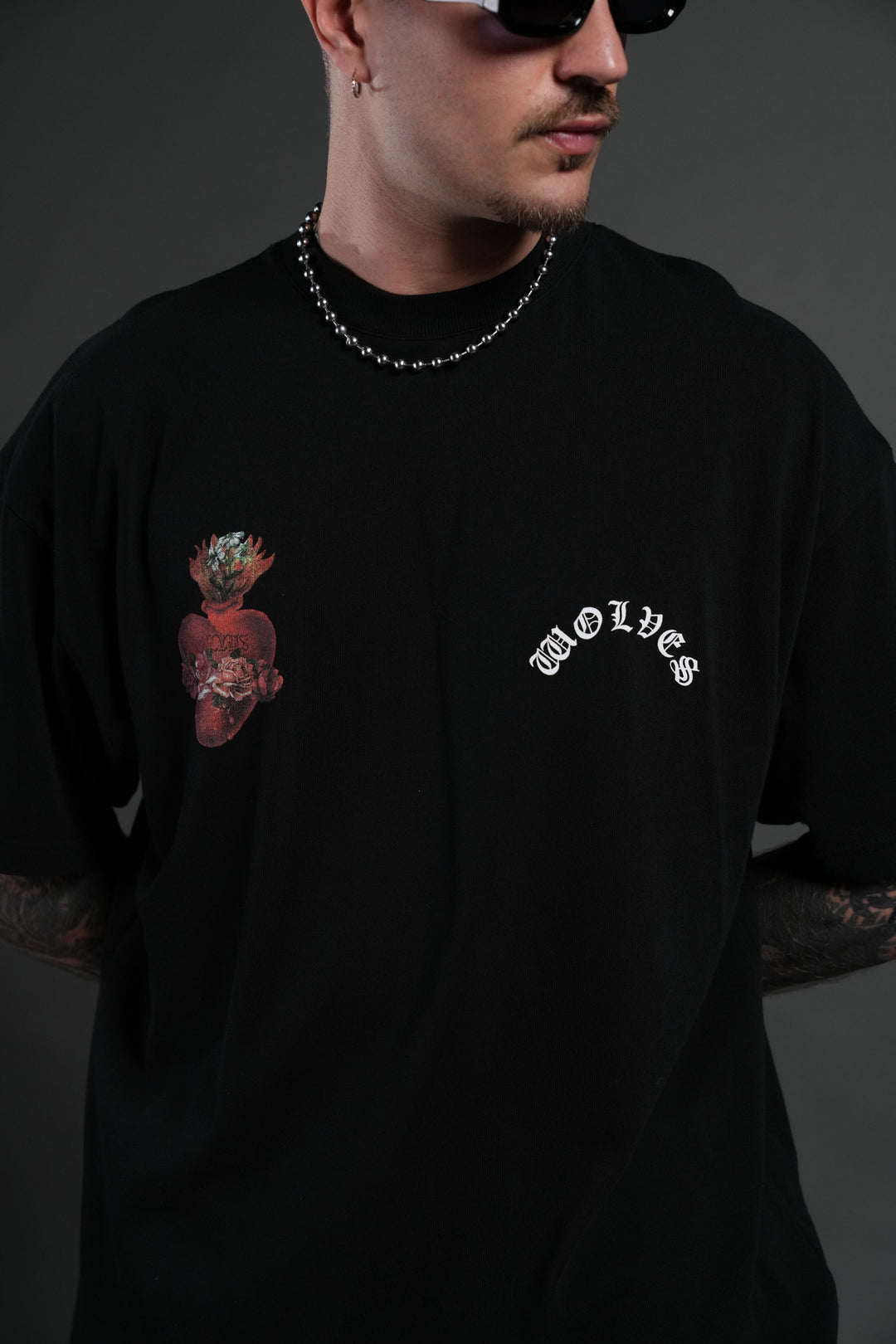 Heart Oath Premium Oversized Tee in Black