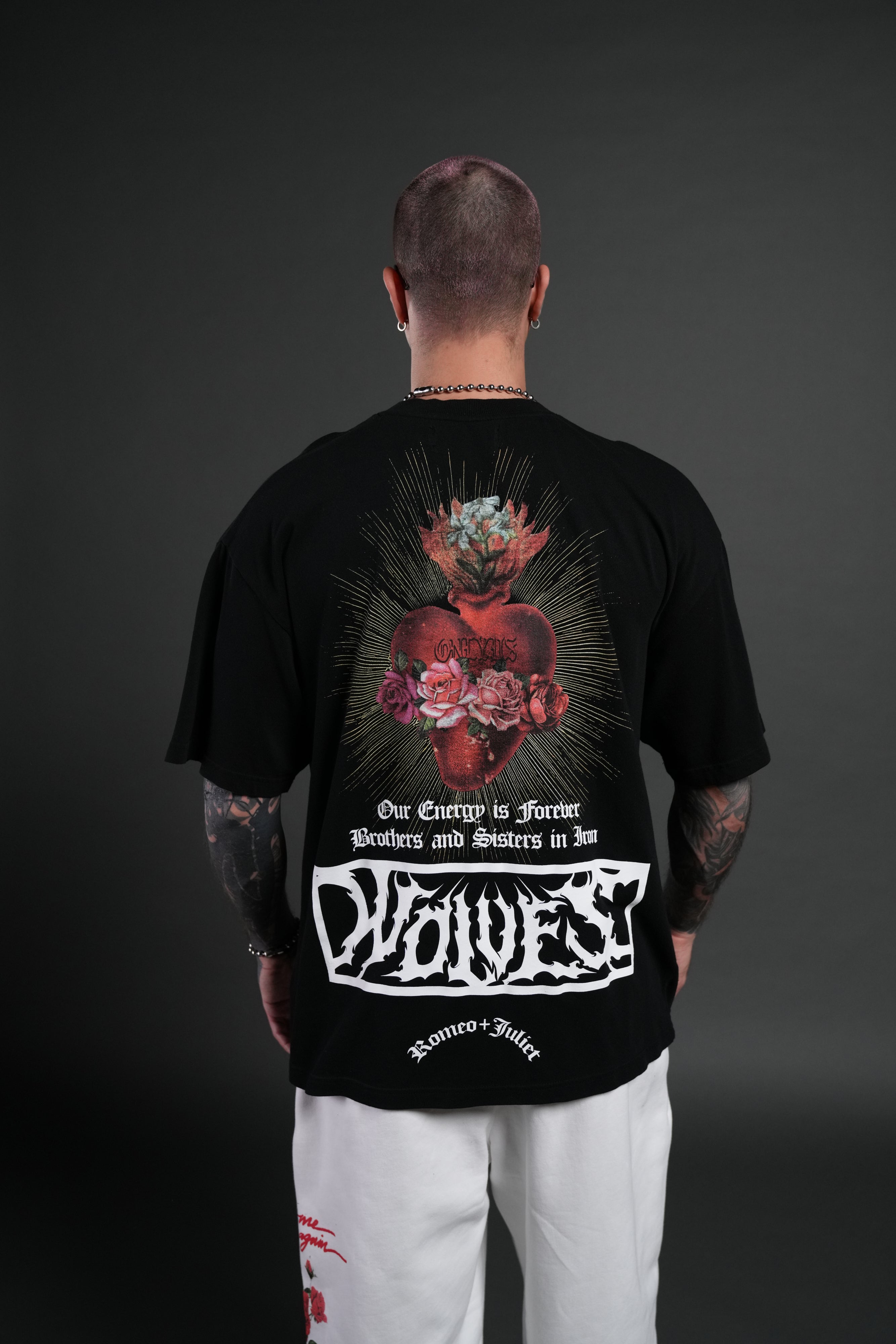 Heart Oath Premium Oversized Tee in Black