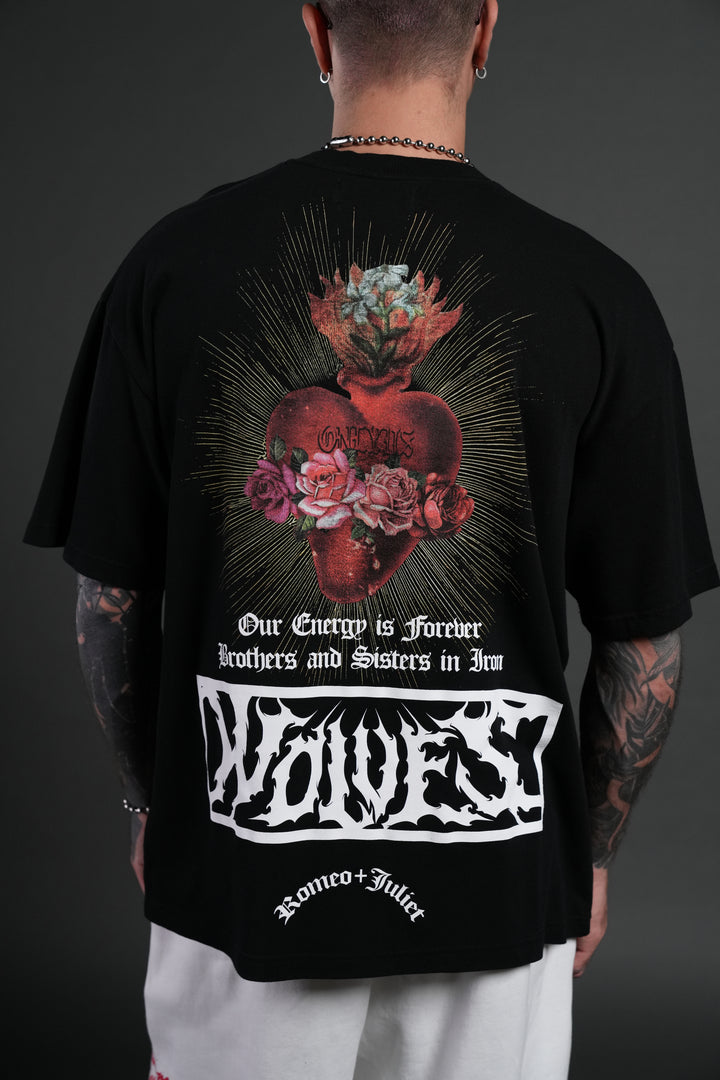 Heart Oath Premium Oversized Tee in Black